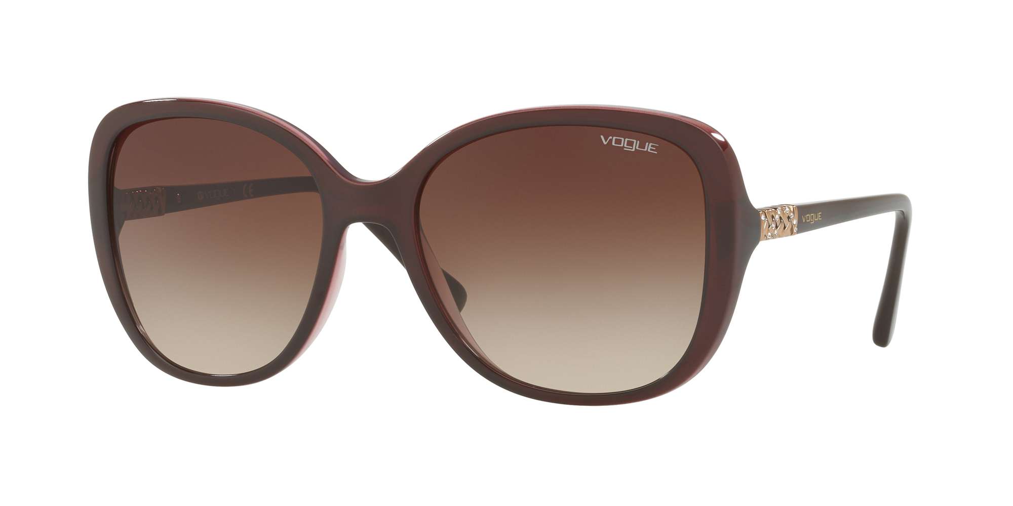 TOP BROWN/OPAL PINK / BROWN GRADIENT lenses