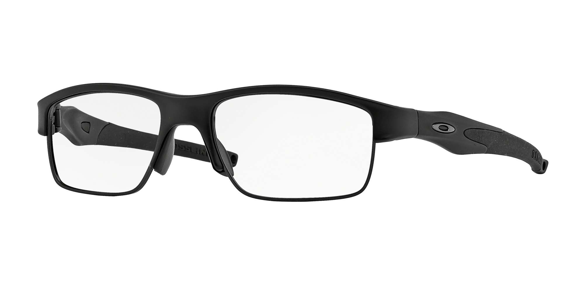 SATIN BLACK / CLEAR lenses
