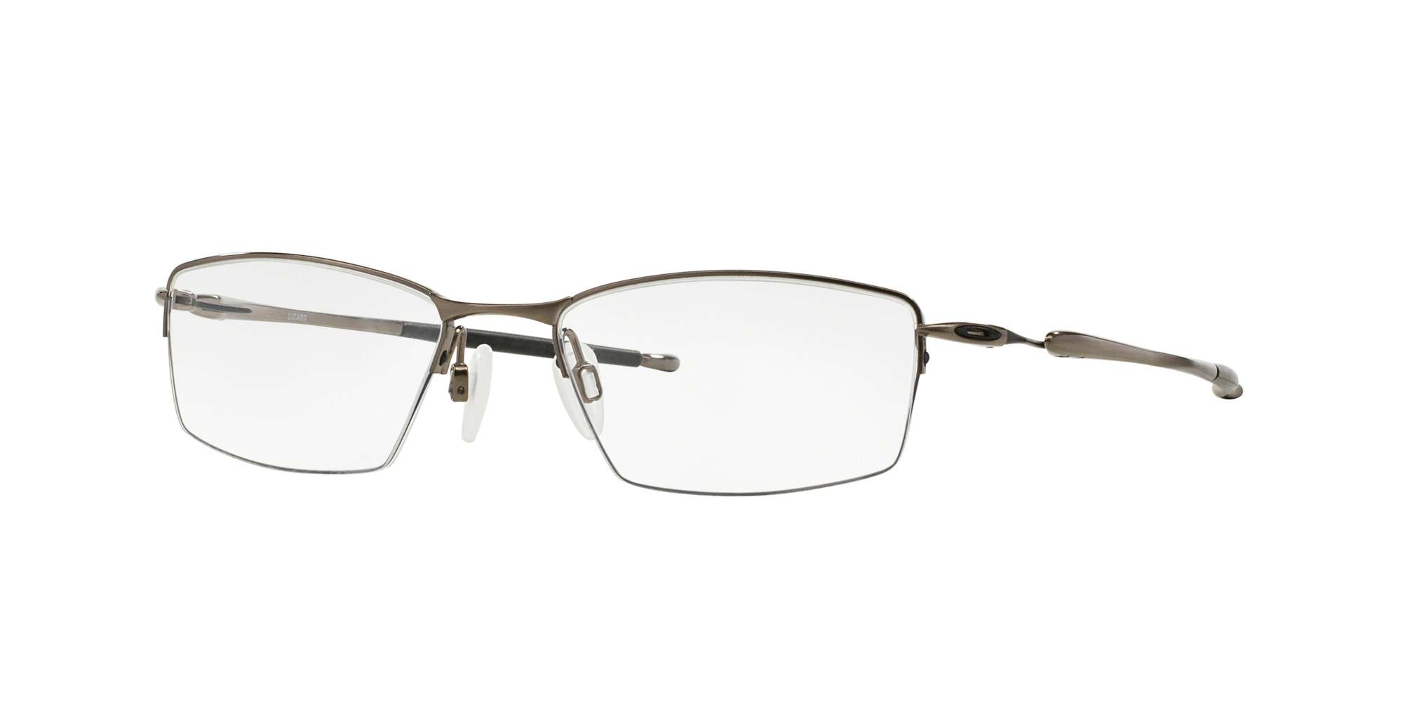 BRUSHED CHROME / CLEAR lenses