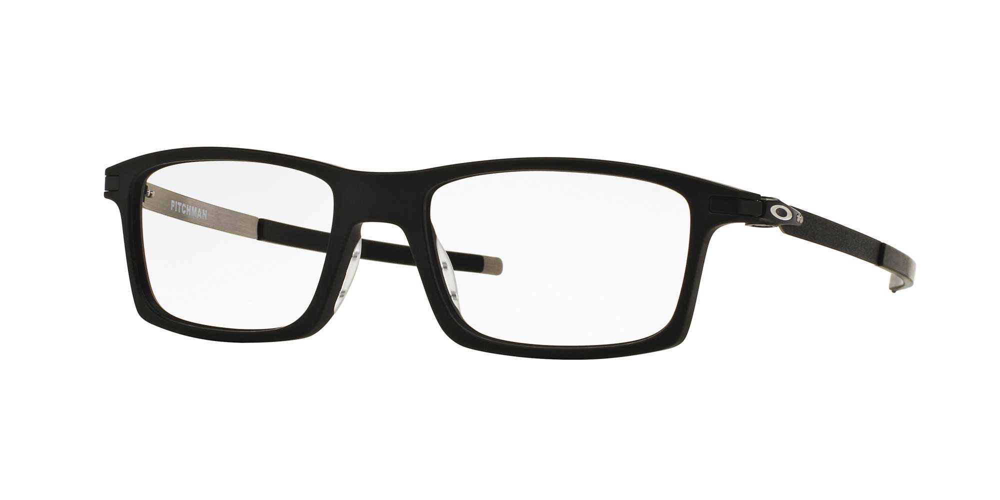 SATIN BLACK / CLEAR lenses
