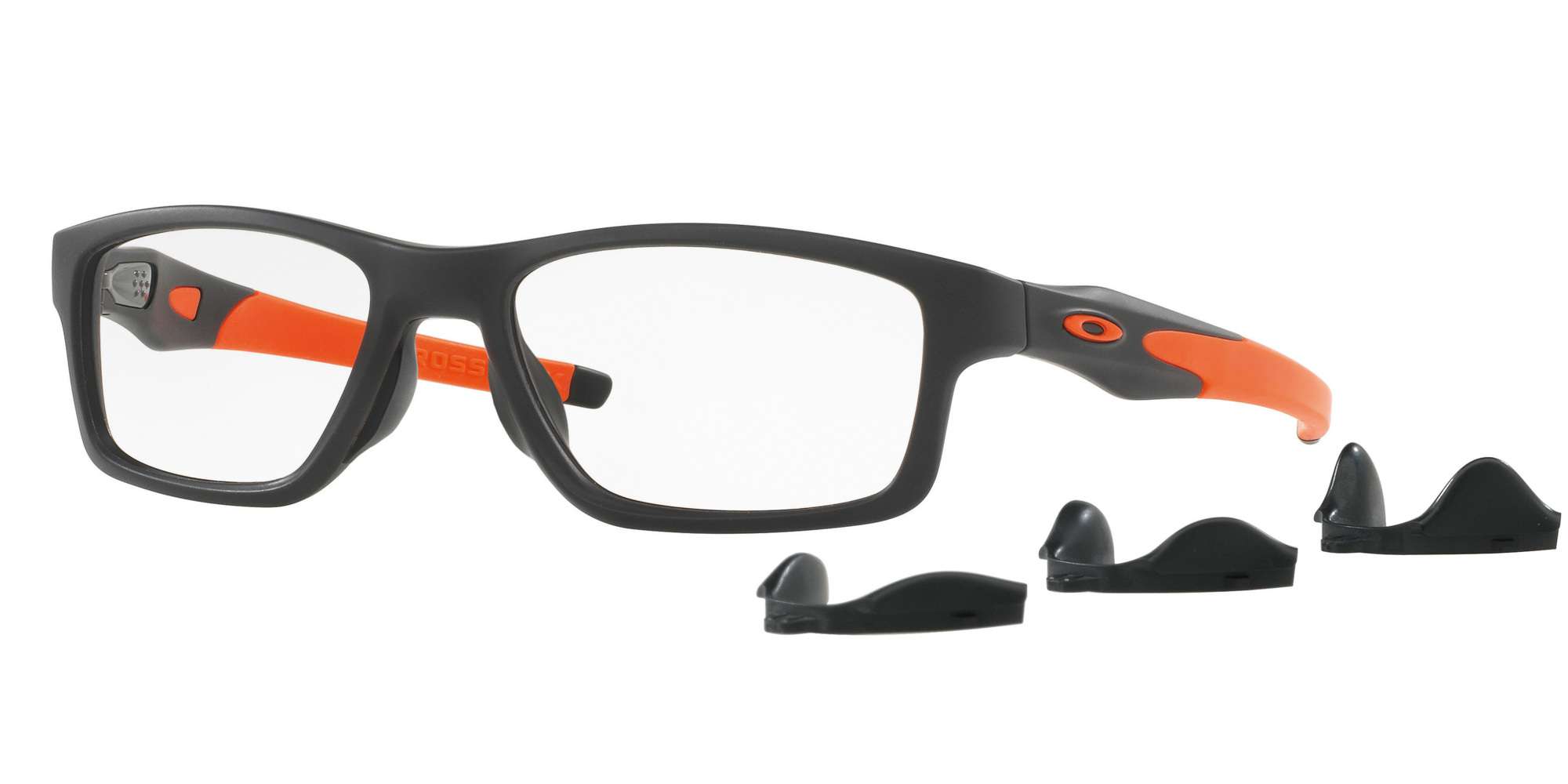 SATIN BLACK / CLEAR lenses