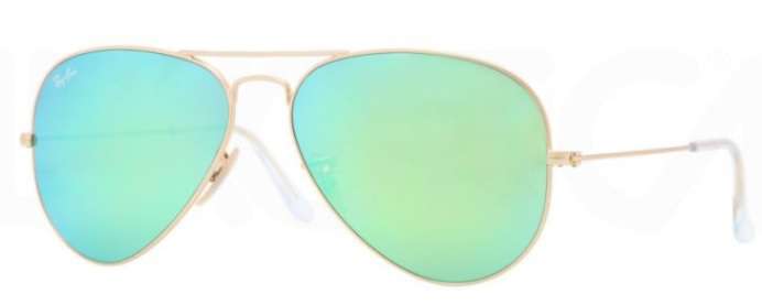 Matte Gold / Crystal Mirror Multi Green (112/19)