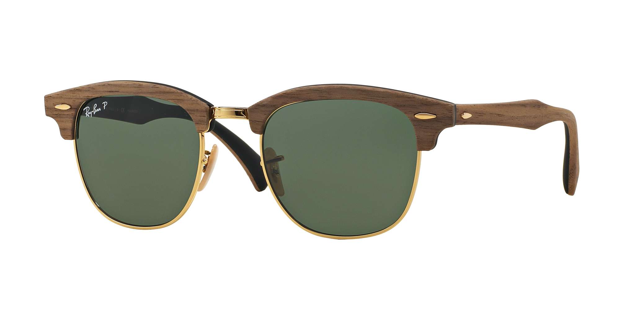WALNUT RUBBER BLACK / POLAR GREEN lenses