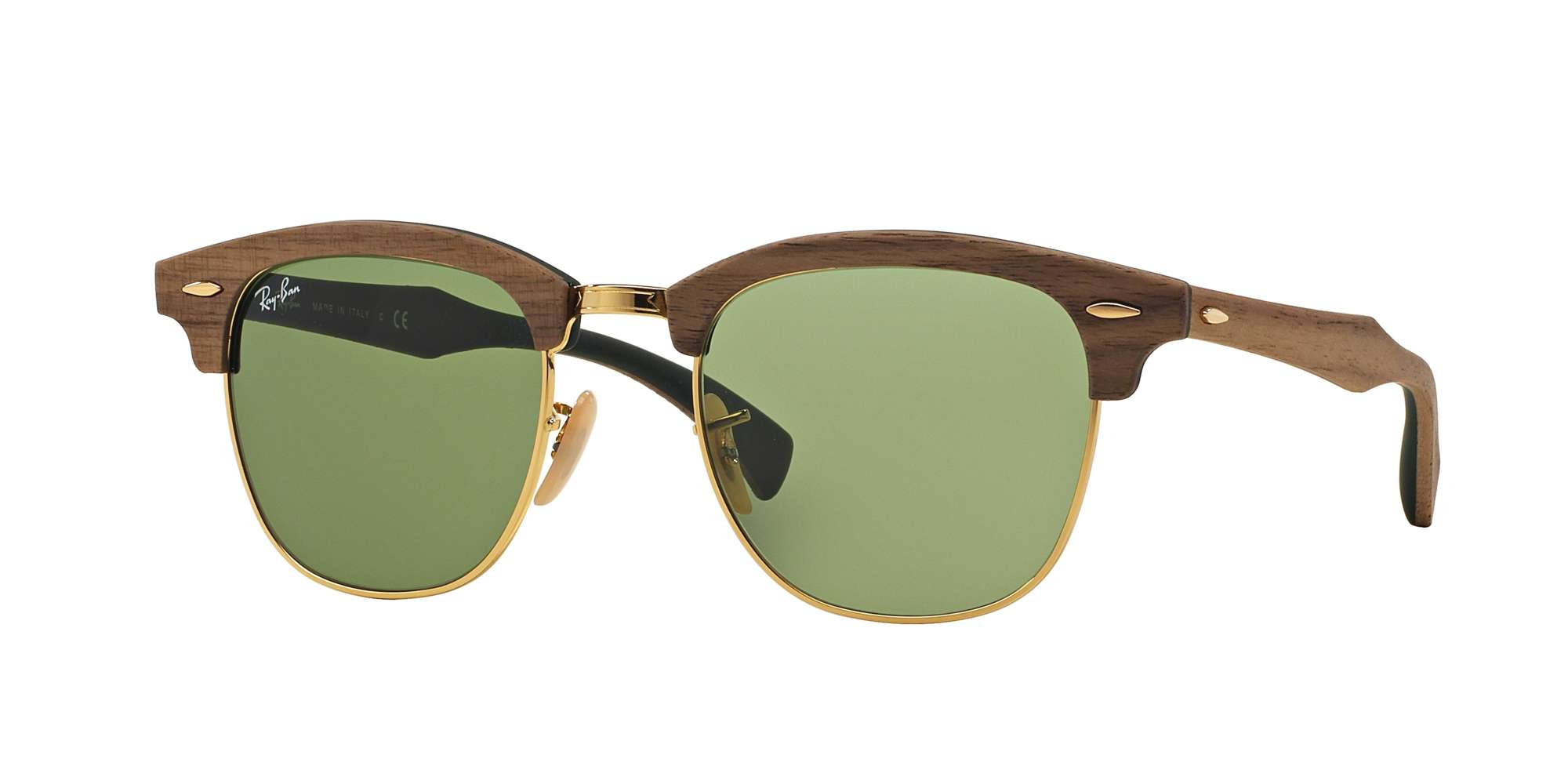 WALNUT RUBBER GREEN / GREEN lenses