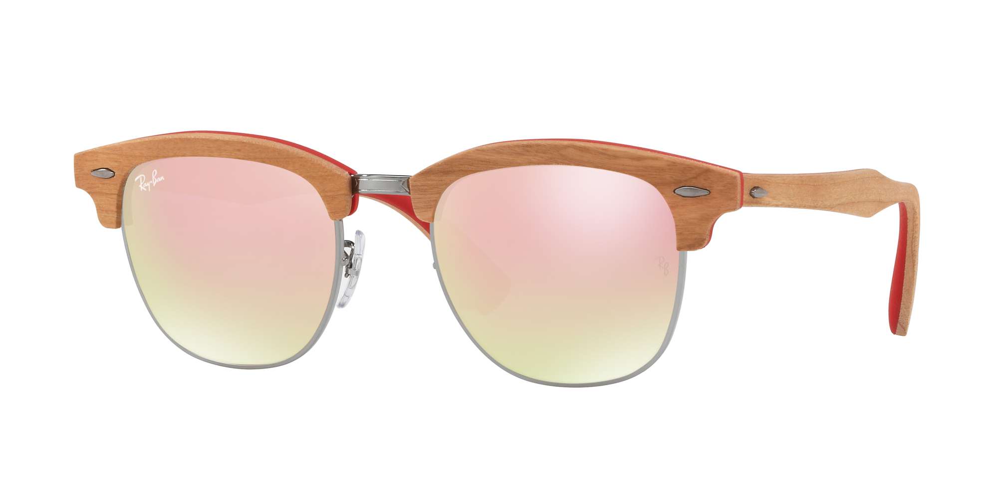 GUNMETAL / BROWN GRADIENT MIRROR PINK lenses