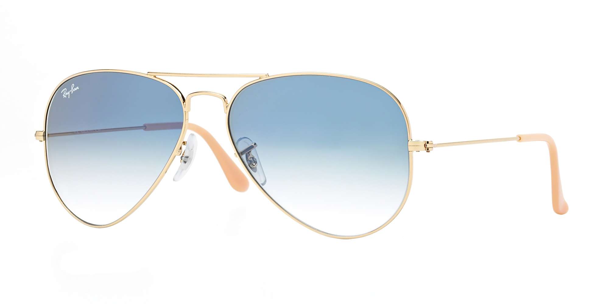 GOLD / CRYSTAL GRADIENT LIGHT BLUE lenses