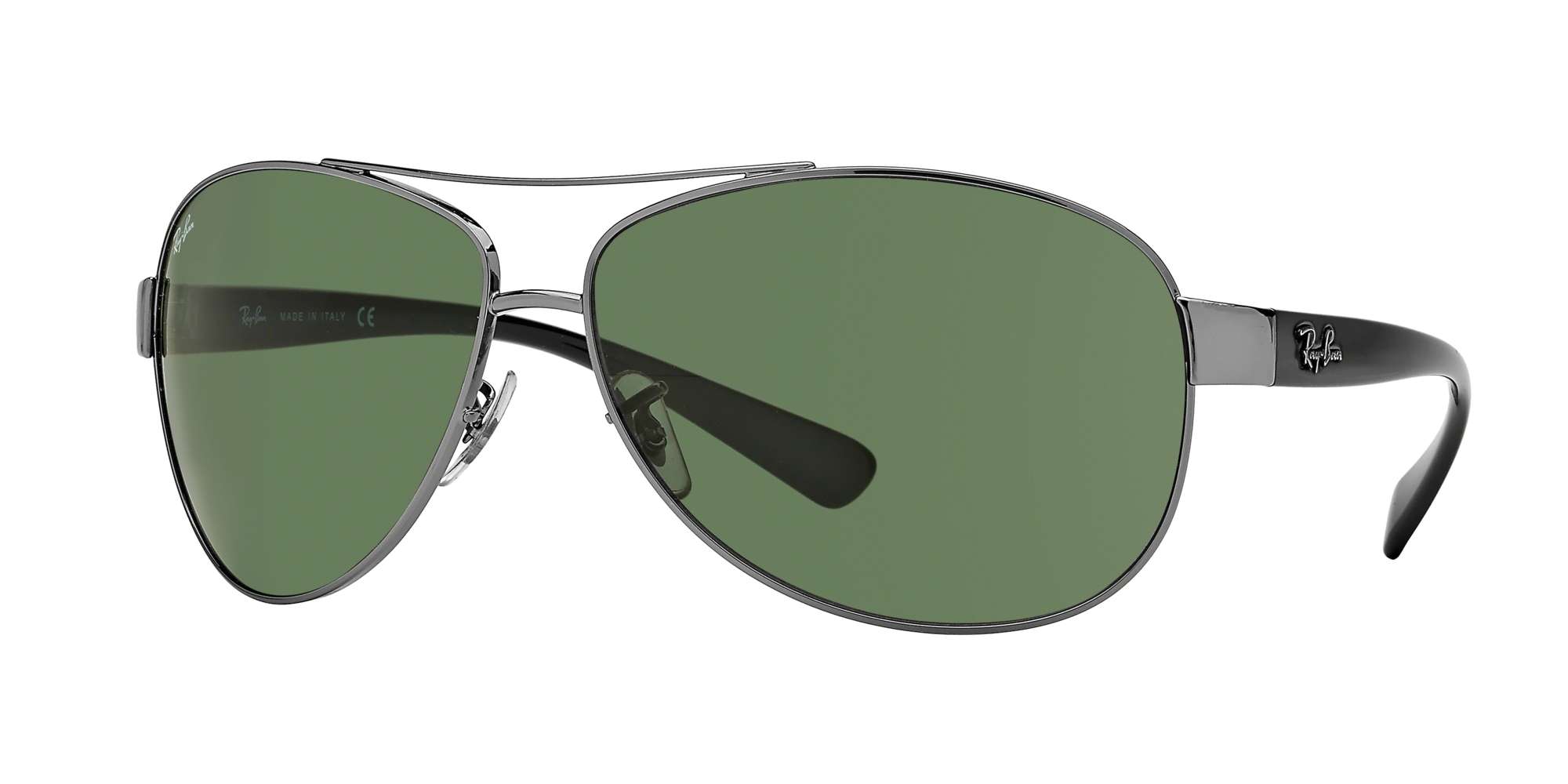 GUNMETAL / GREEN lenses