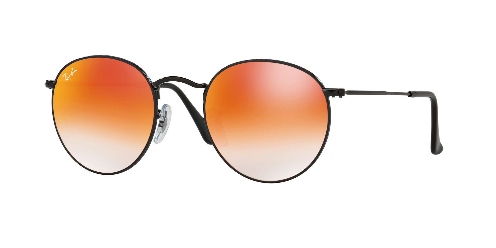 SHINY BLACK / MIRROR GRADIENT RED lenses