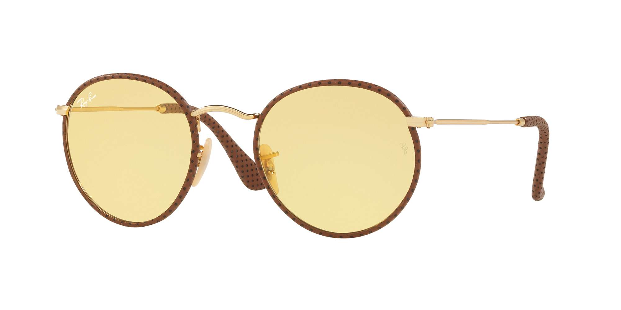 LEATHER LIGHT BROWN / YELLOW PHOTOCROMATIC lenses