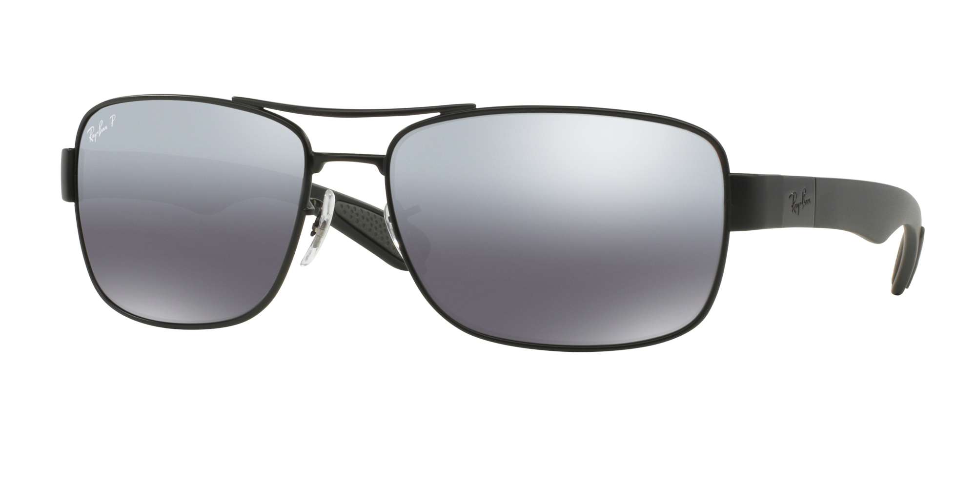 MATTE BLACK / GREY MIRROR SILVER POLAR lenses