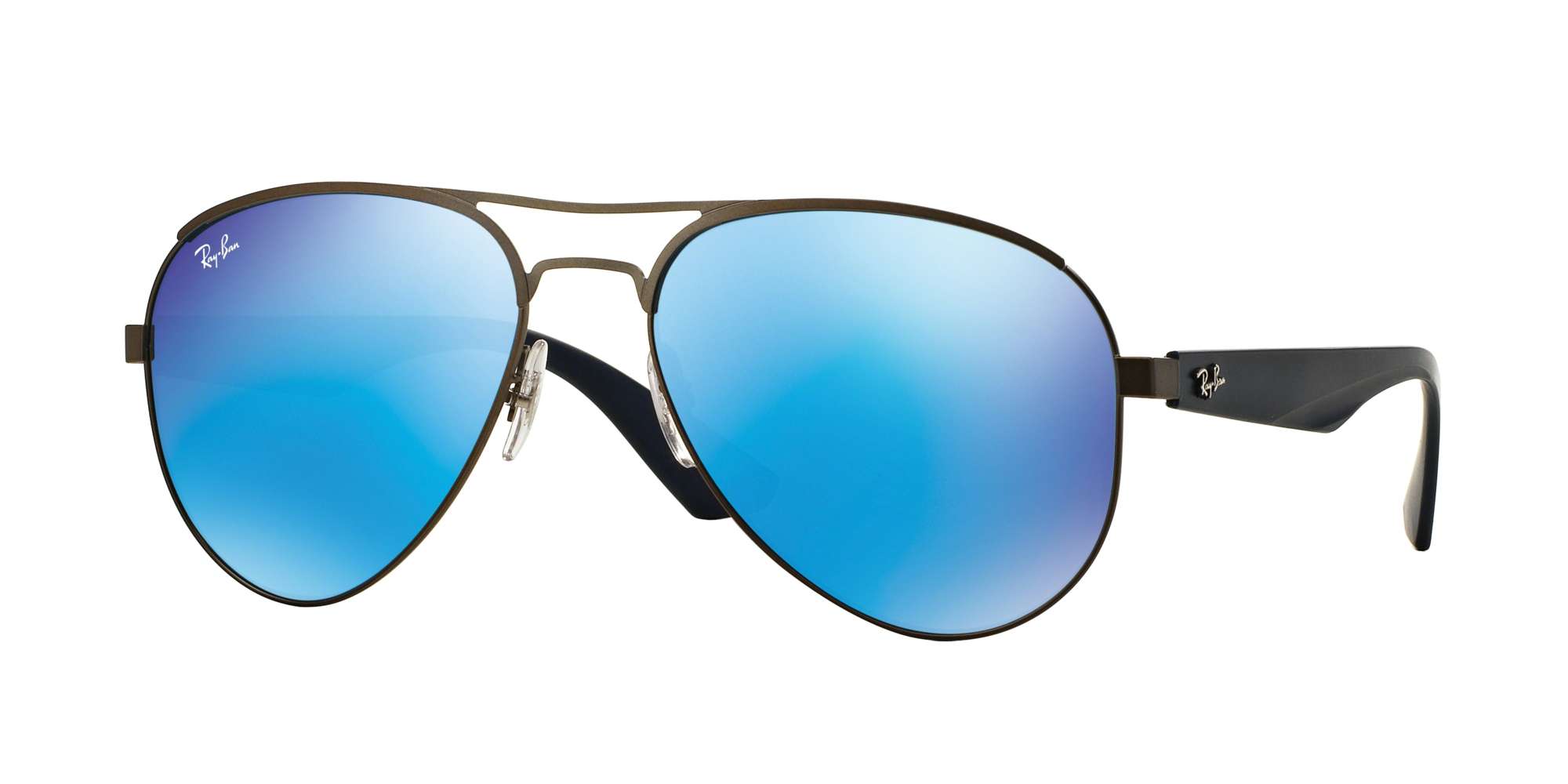 MATTE GUNMETAL / LIGHT GREEN MIRROR BLUE lenses