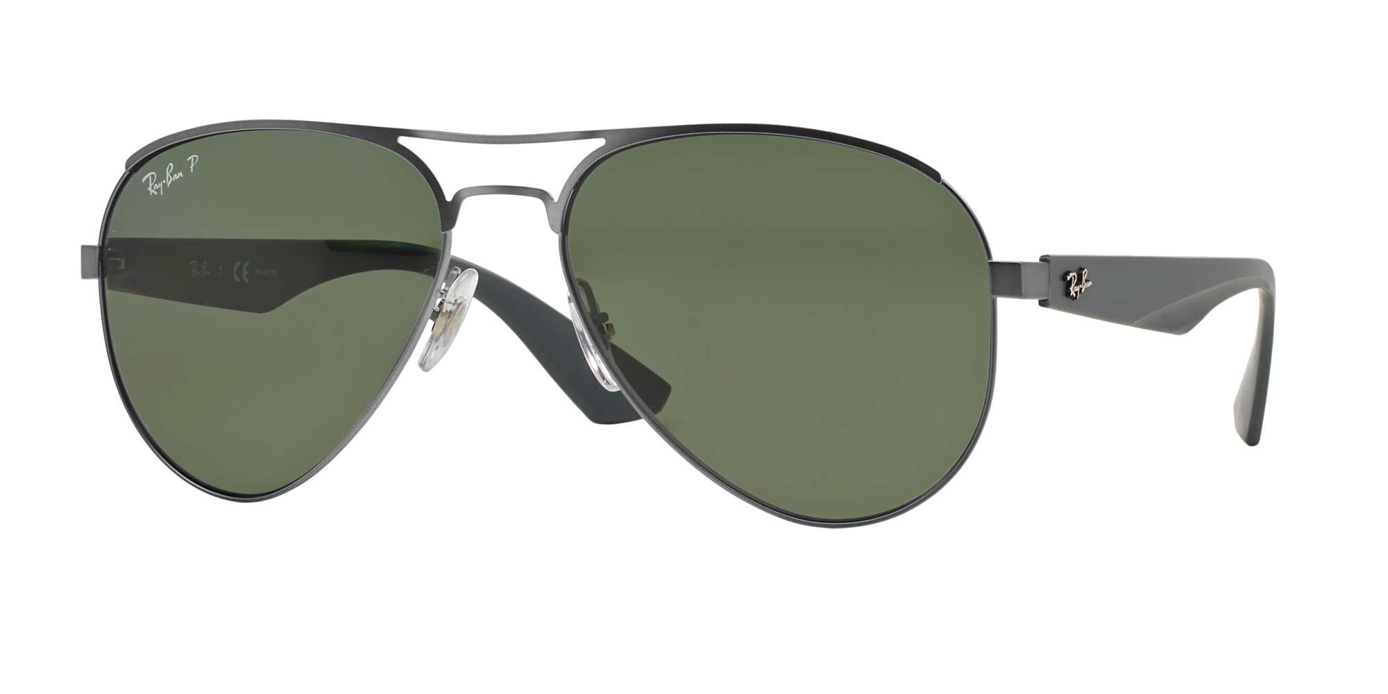 MATTE GUNMETAL / POLAR GREEN lenses