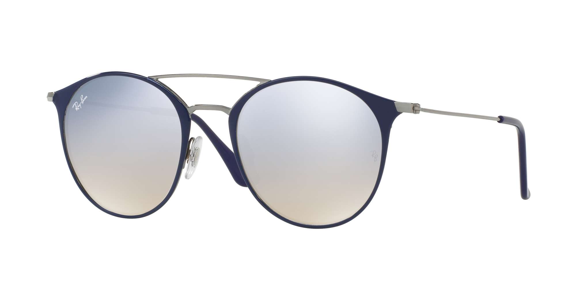 GUNMETAL TOP BLUE / GREY FLASH GRADIENT lenses