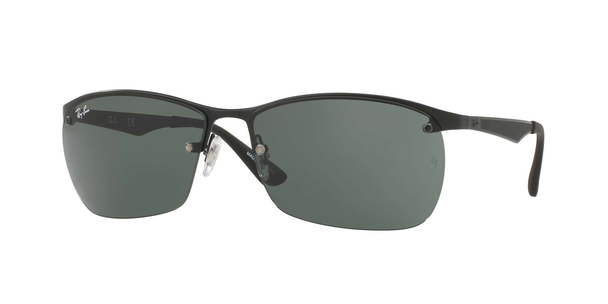 MATTE BLACK / GREEN lenses