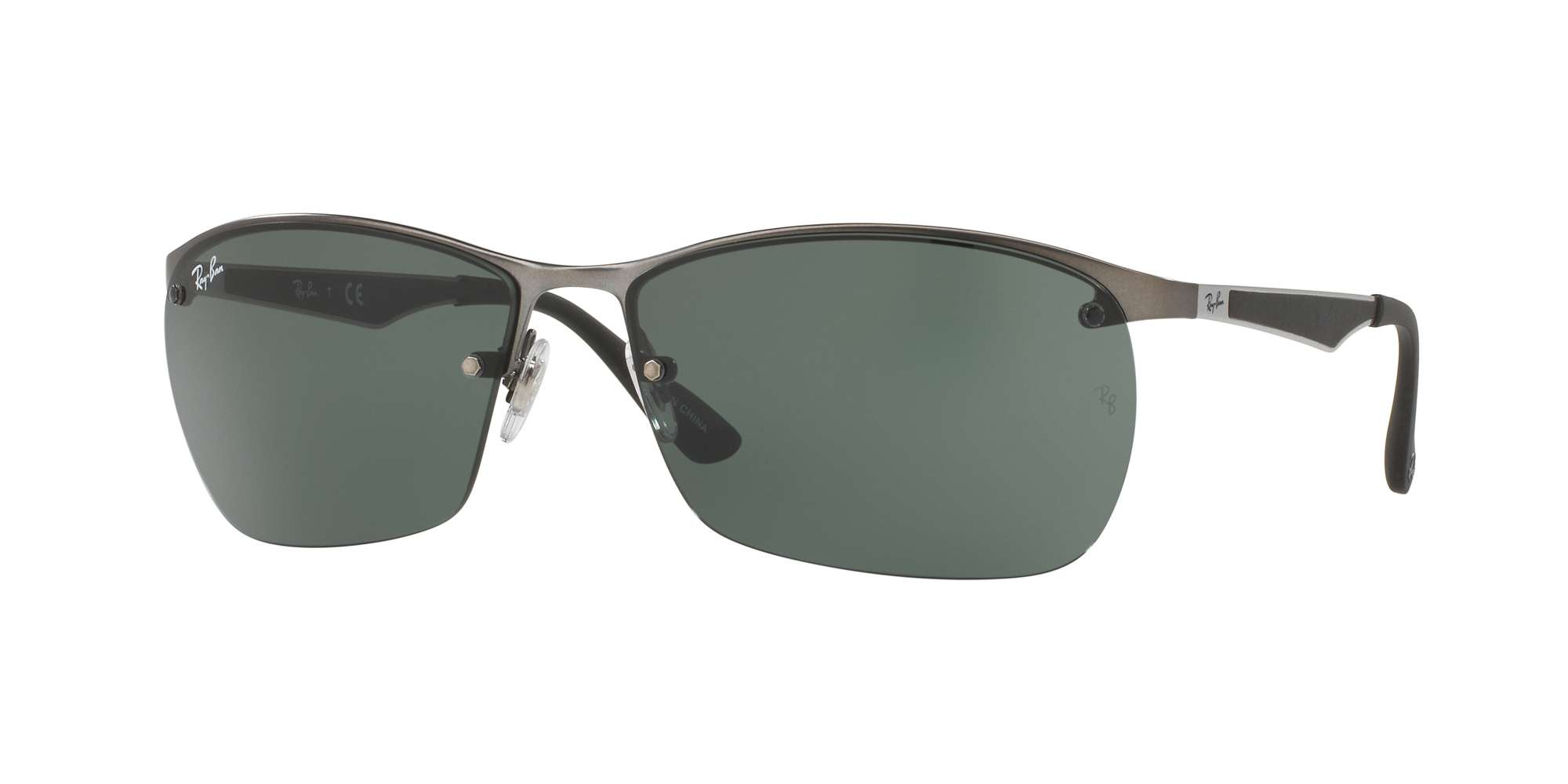 MATTE GUNMETAL / GREEN lenses