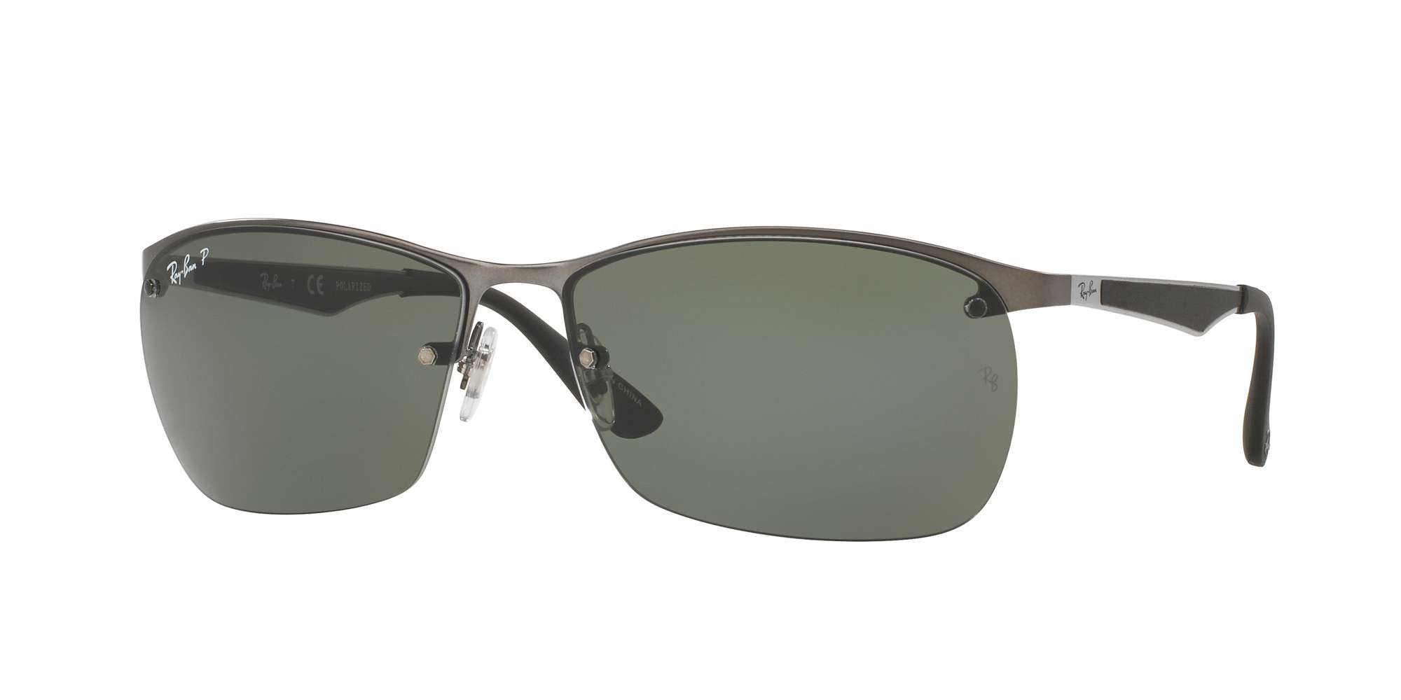 MATTE GUNMETAL / POLAR GREEN lenses