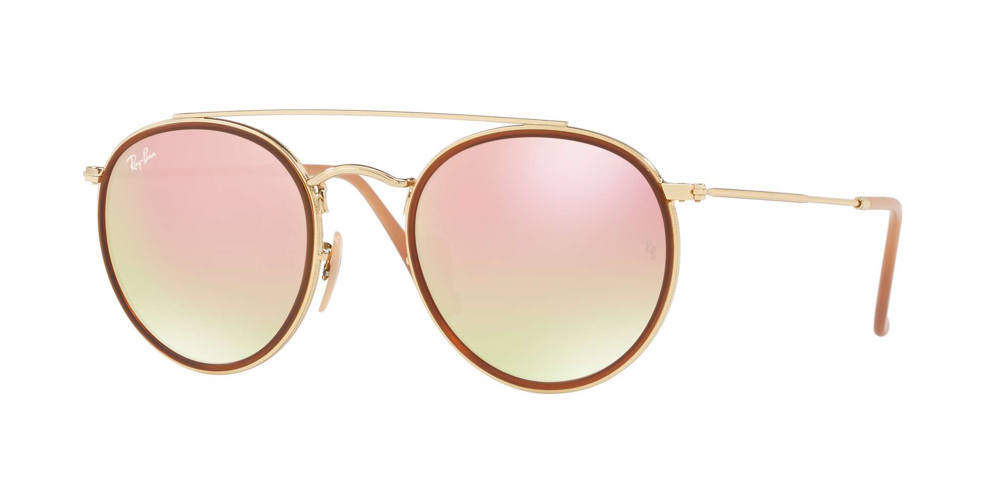 GOLD / GRADIENT BROWN MIRROR PINK lenses