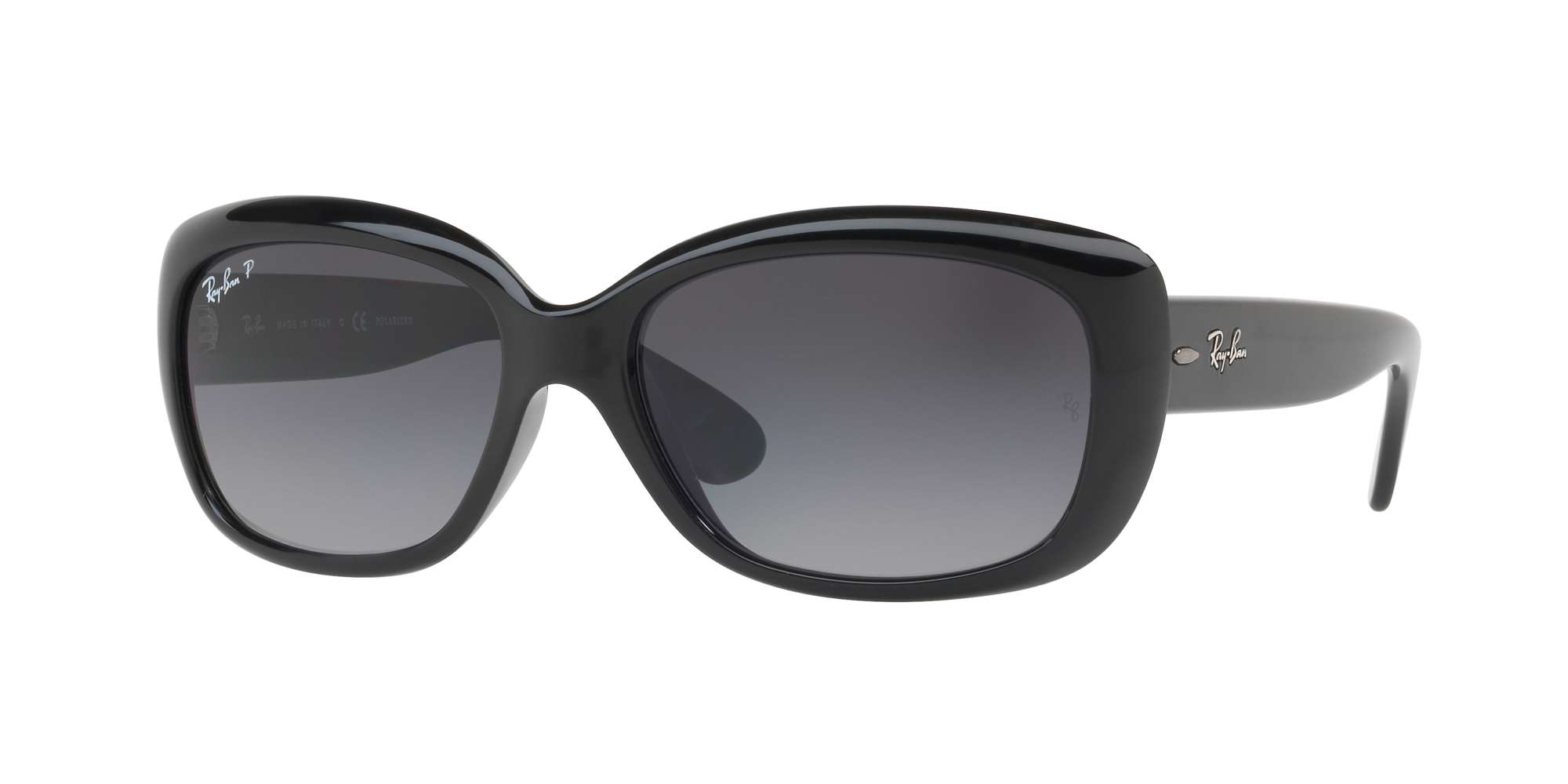 SHINY BLACK / GREY GRADIENT DARK GREY POLAR lenses
