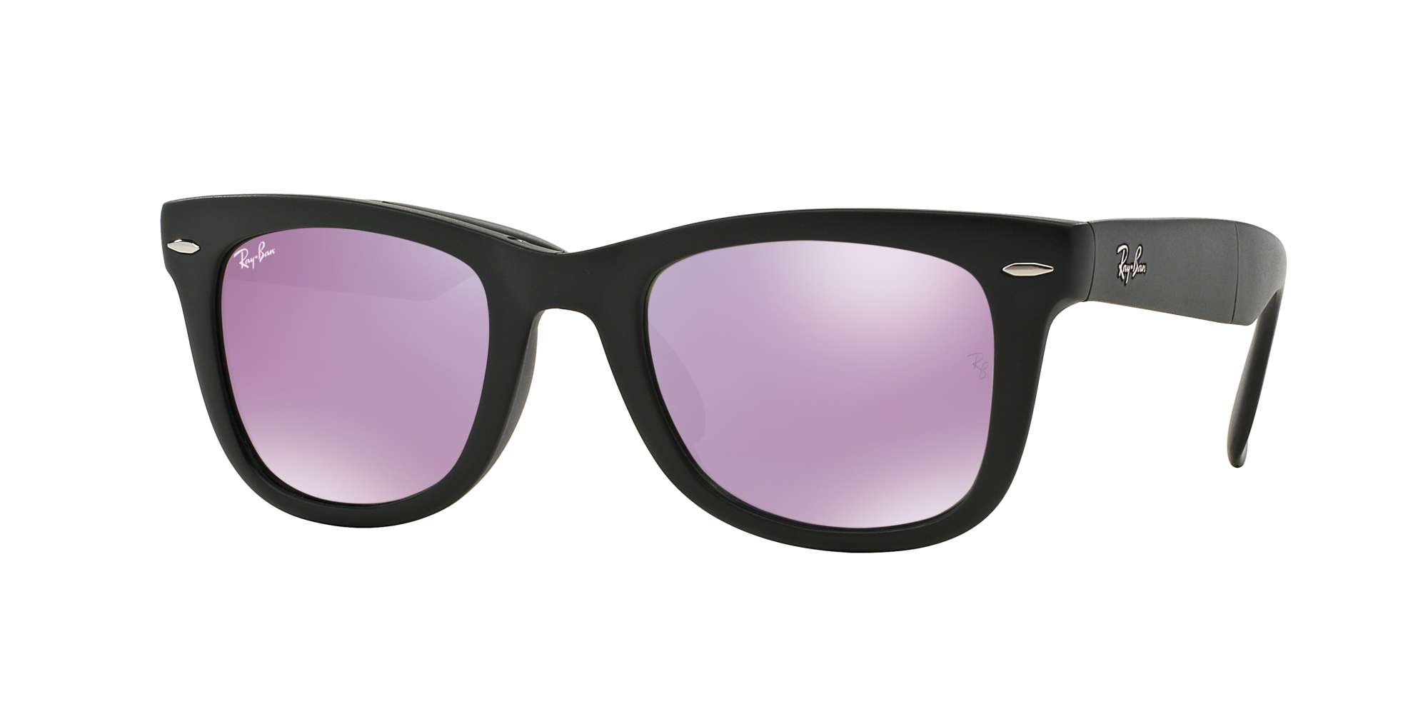 MATTE BLACK / GREY MIRROR LILAC lenses