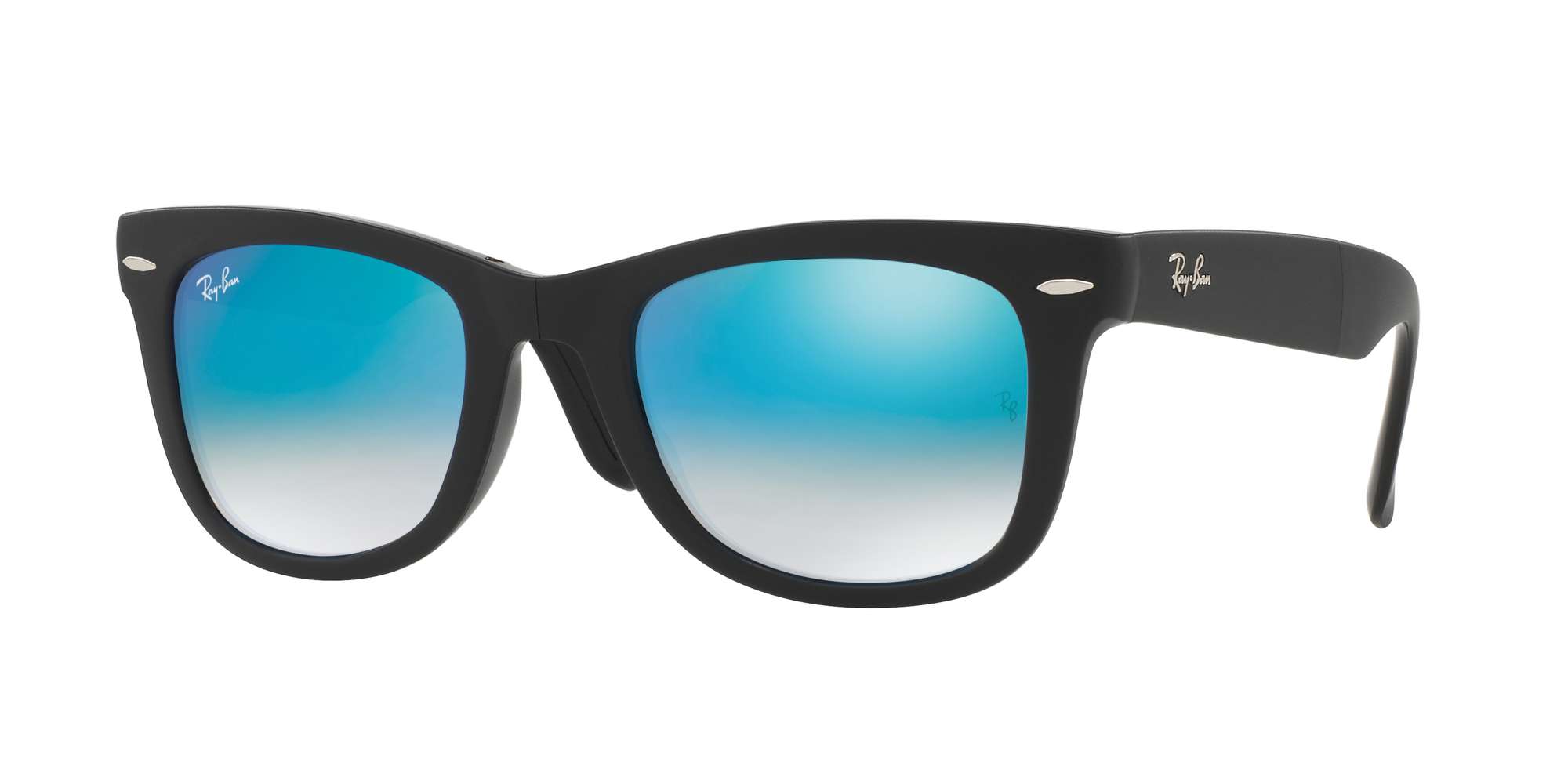 MATTE BLACK / MIRROR GRADIENT BLUE lenses