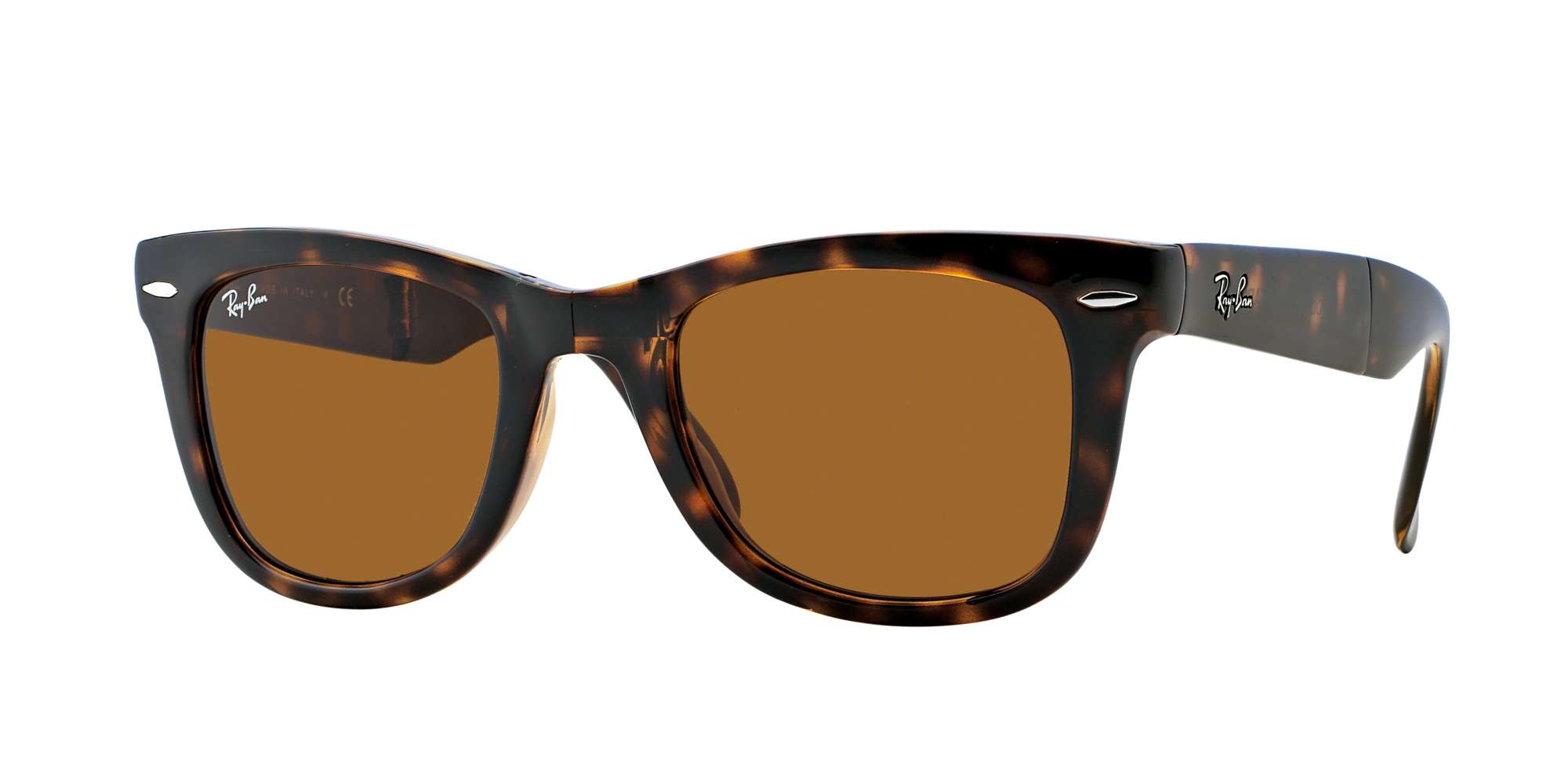 【新品】 Rayban Wayfarer Folding RB4105 WAYFARER FOLDING CLASSIC Sunglasses in Black and G-15 Green