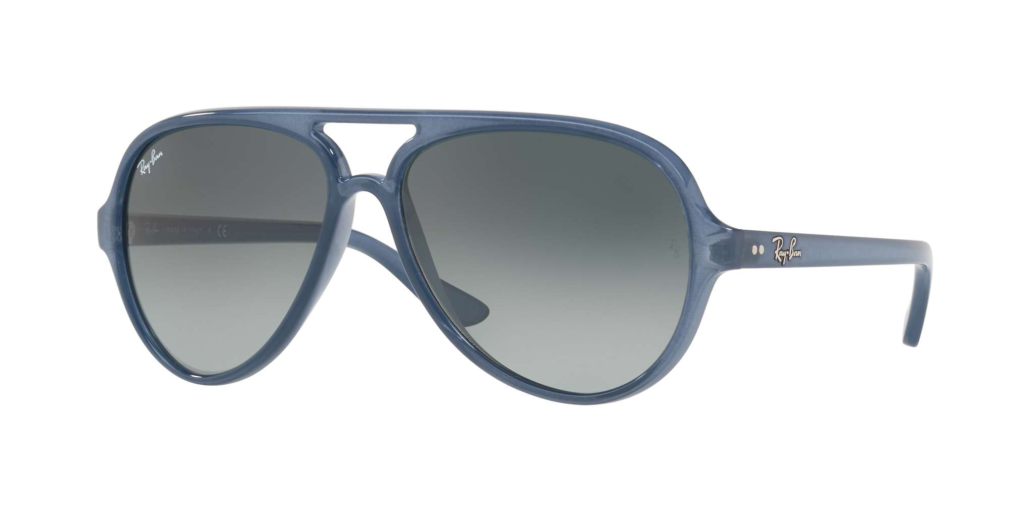 TRASPARENT LIGHT BLUE / LIGHT GREY GRADIENT DARK GREY lenses
