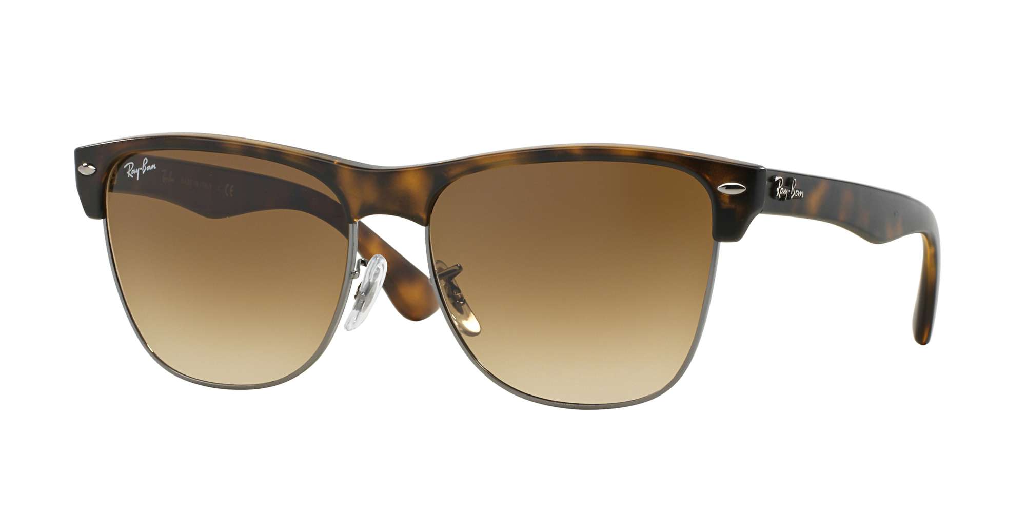 Demi Shiny Havana - Gunmetal / CRYSTAL BROWN GRADIENT lenses