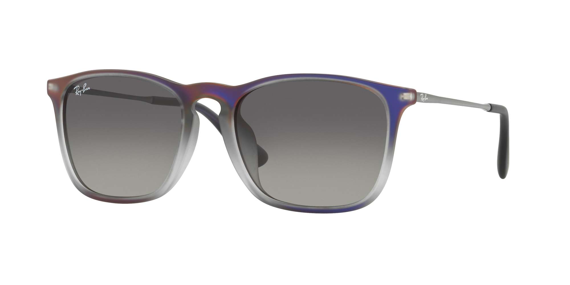 VIOLET SHOT ON BLACK / GREY GRADIENT DARK GREY lenses