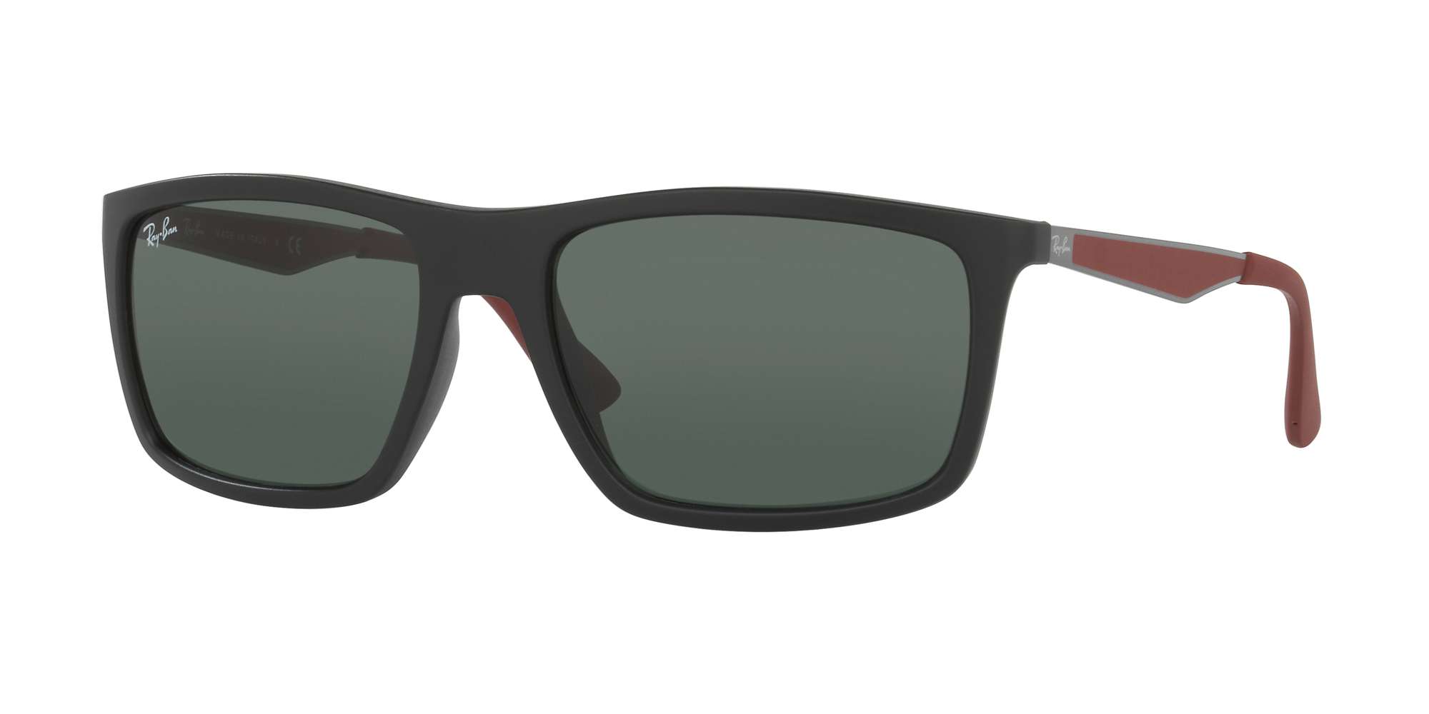MATTE BLACK / DARK GREEN lenses
