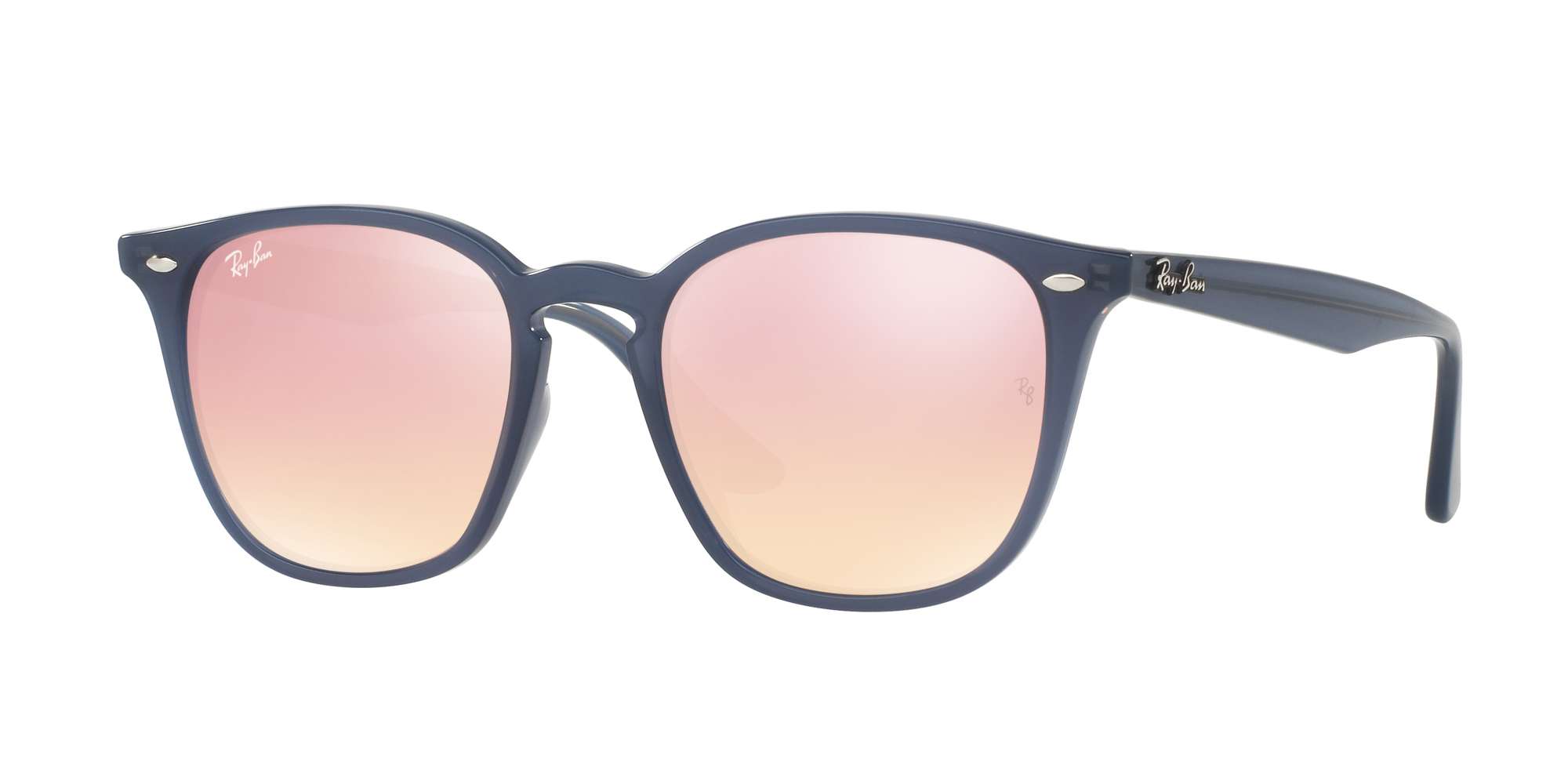 SHINY OPAL DARK AZURE / PINK FLASH COPPER lenses