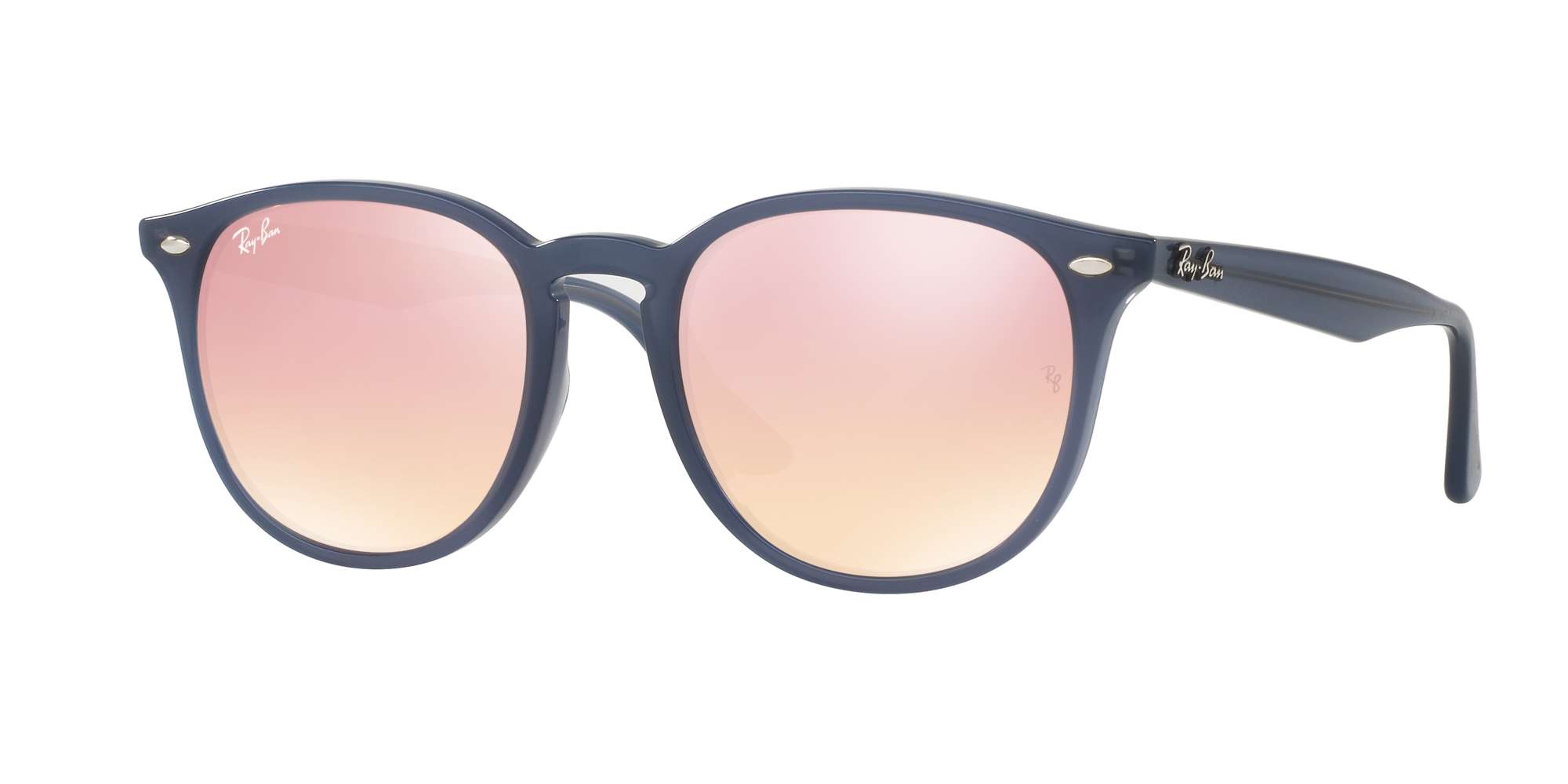 SHINY OPAL DARK AZURE / PINK FLASH COPPER lenses