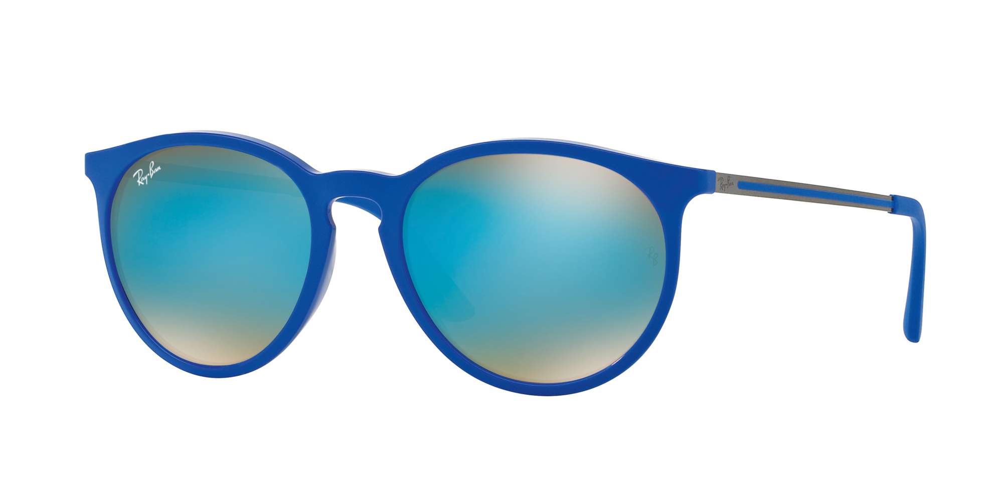 SHINY BLUE / MIRROR GRADIENT GREY lenses