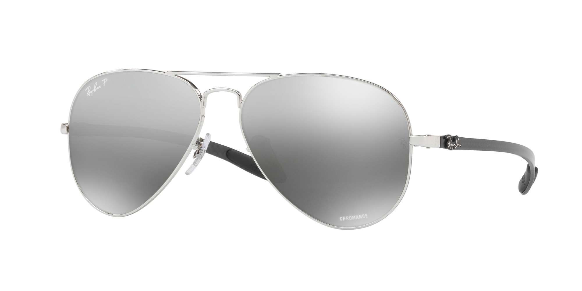 SHINY SILVER / GREY MIR GREY GRADIENT POLAR lenses