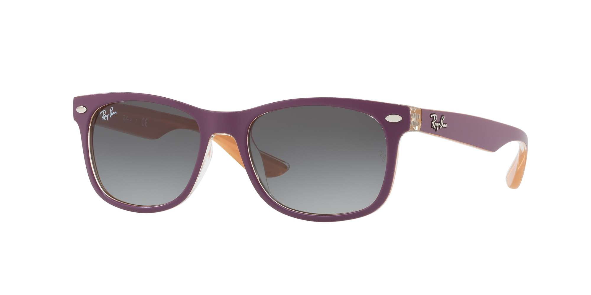 TOP MATTE VIOLET ON ORAN / LIGHT GREY GRADIENT DARK GREY lenses