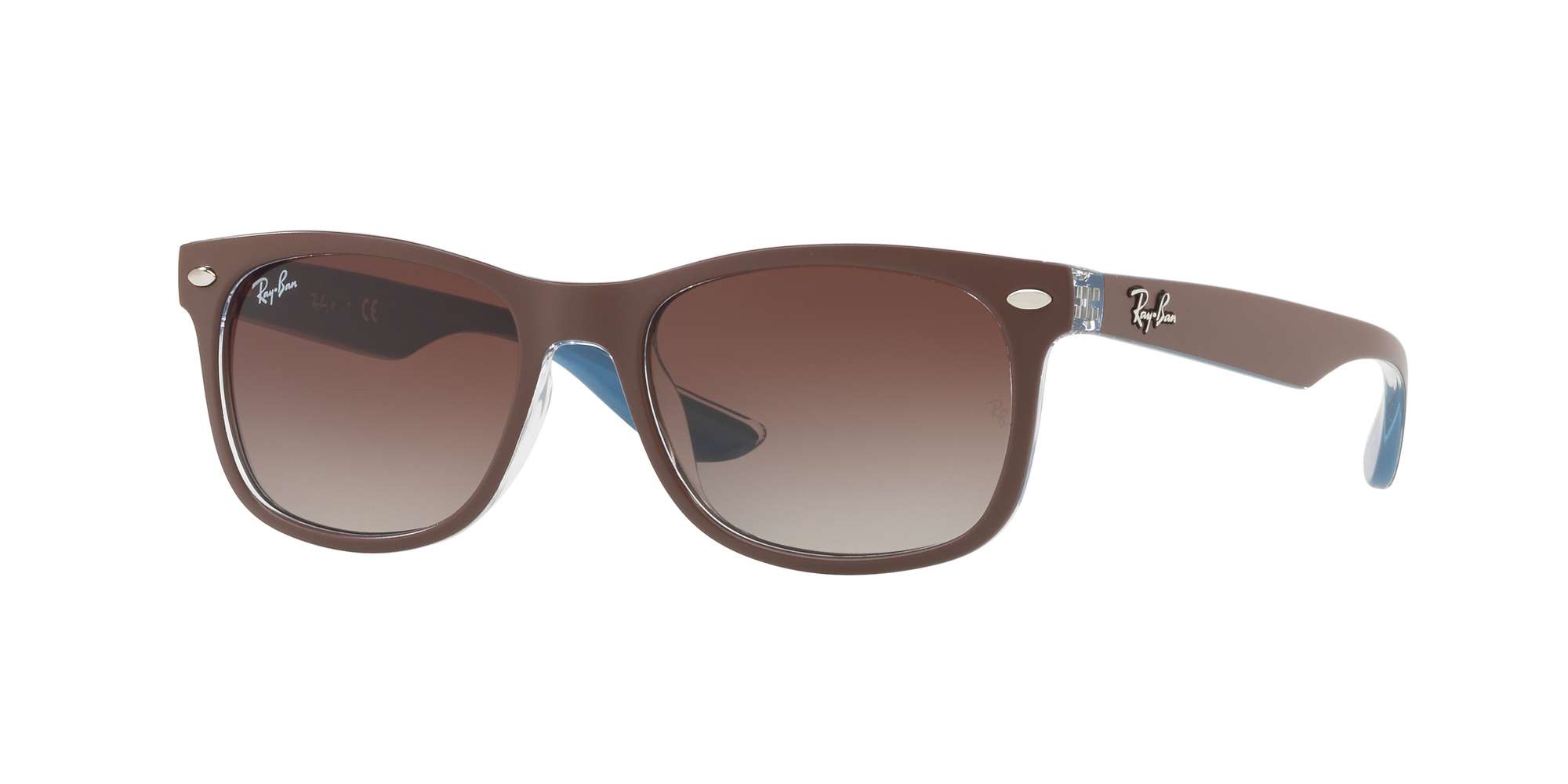 TOP MATTE BROWN ON BLUE / BROWN GRADIENT DARK BROWN lenses