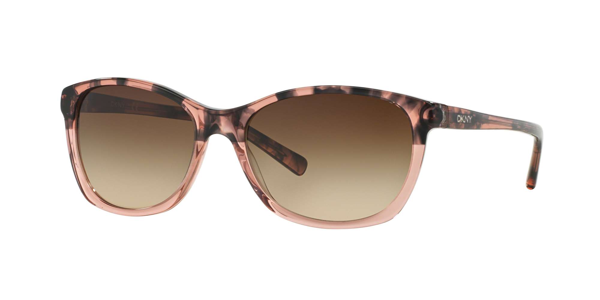 BROWN HAVANA ON PINK TRA / BROWN GRADIENT lenses