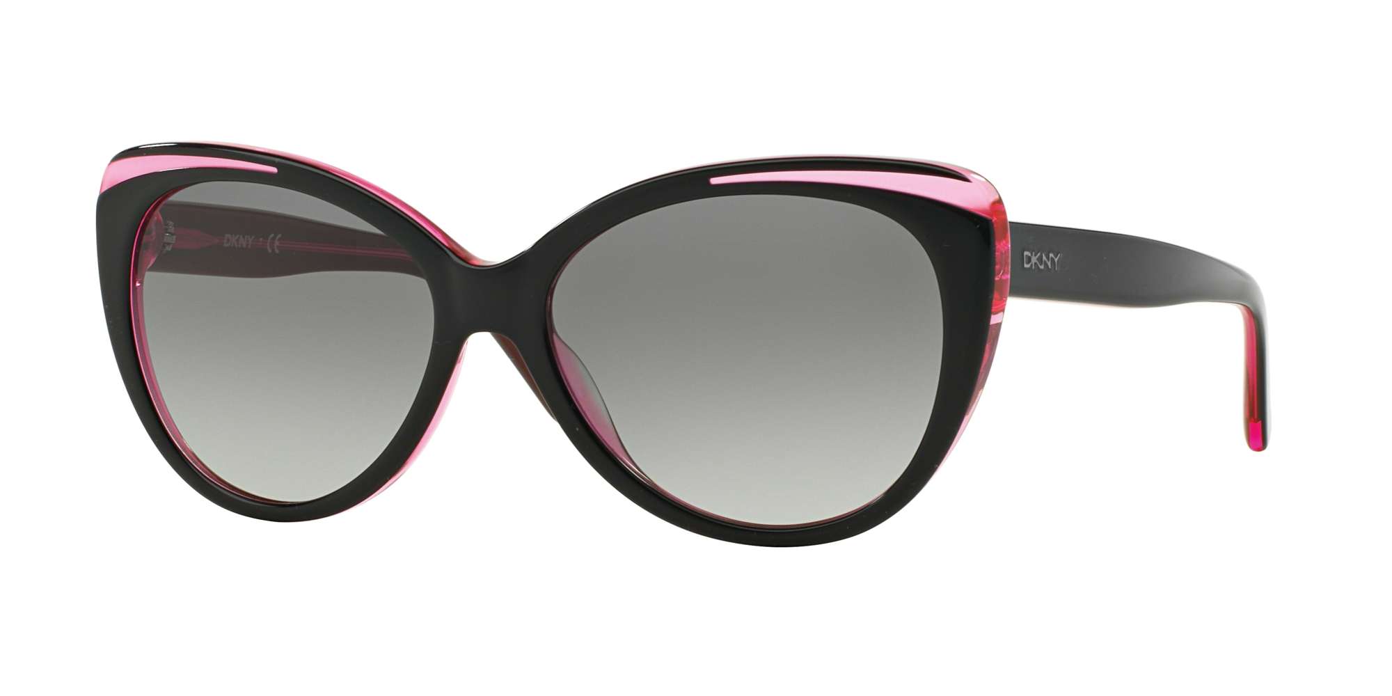 TOP BLACK ON PINK TR / GREY GRADIENT lenses