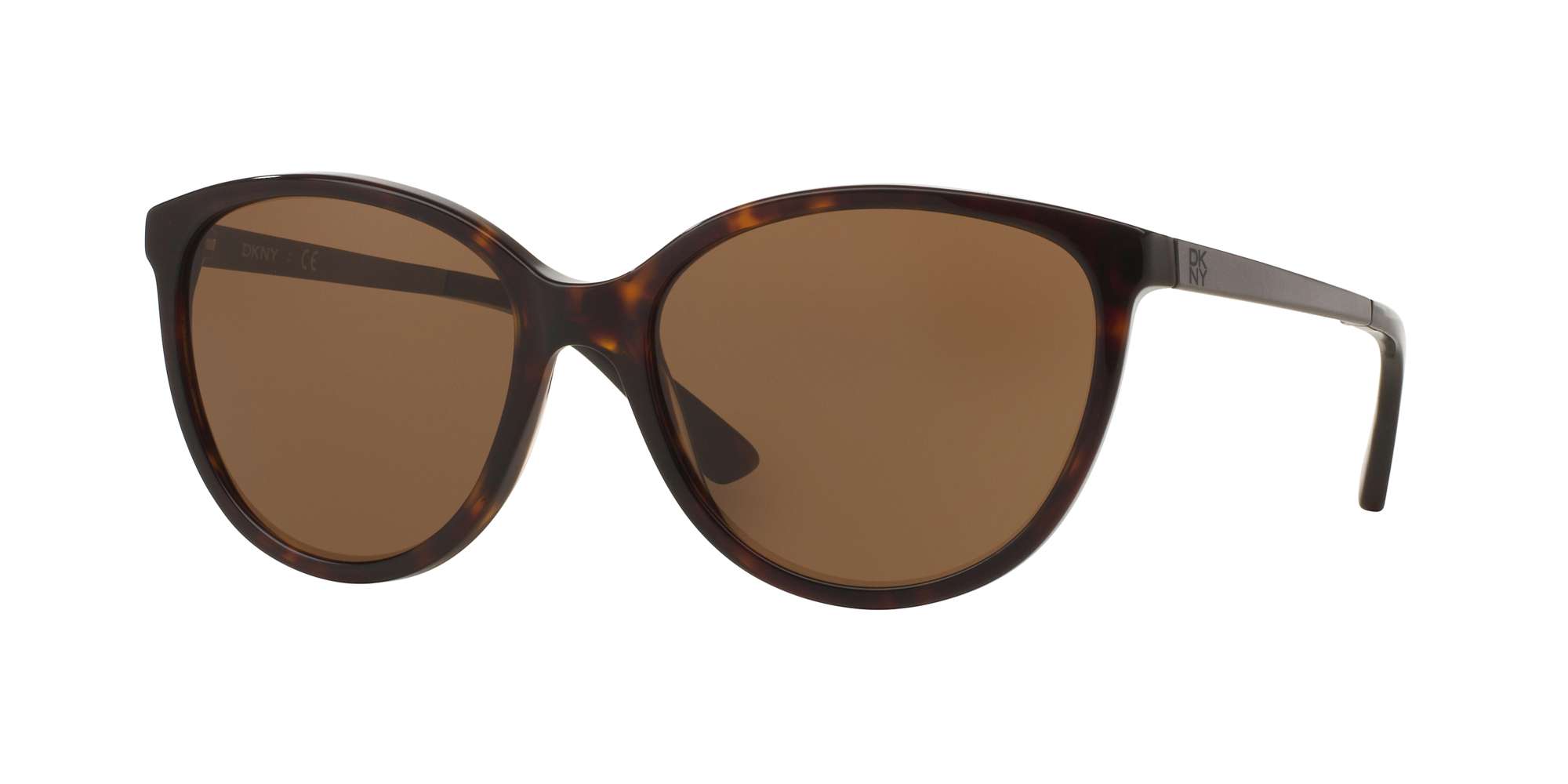 DARK TORTOISE/SATIN GUNM / BROWN SOLID lenses