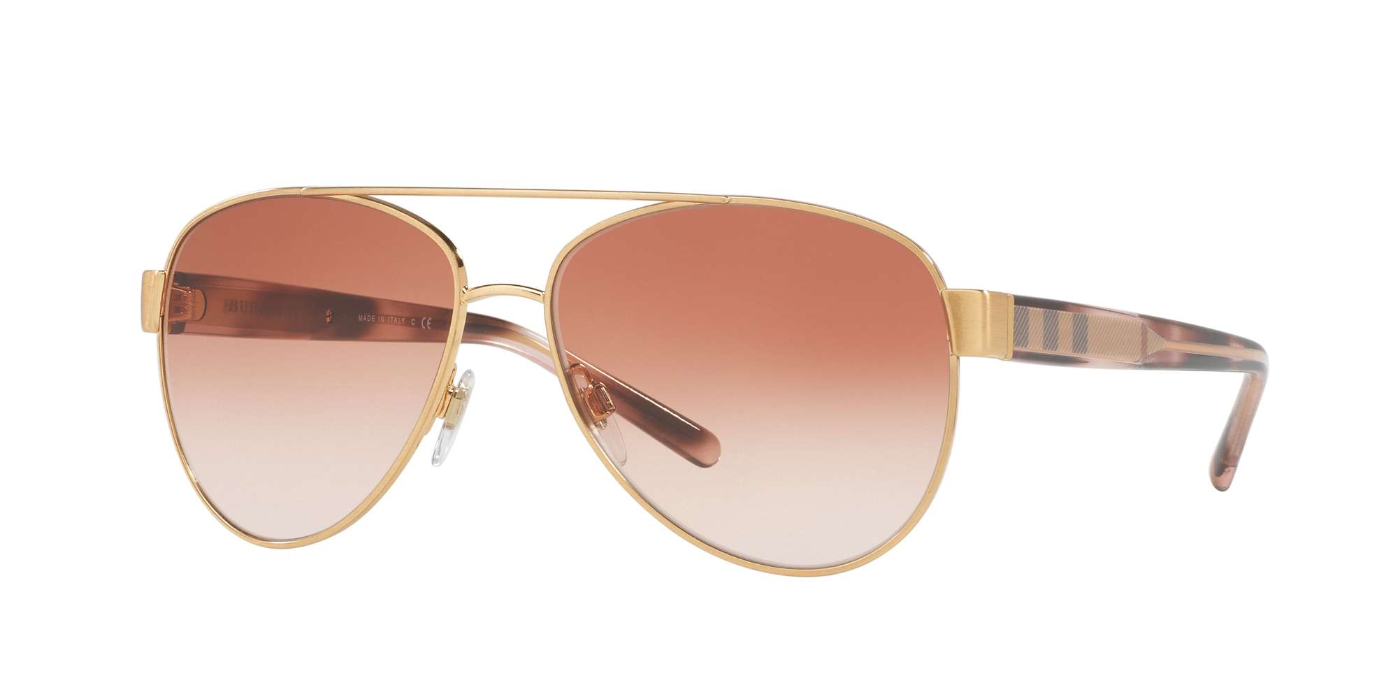 BRUSHED GOLD / BROWN GRADIENT lenses