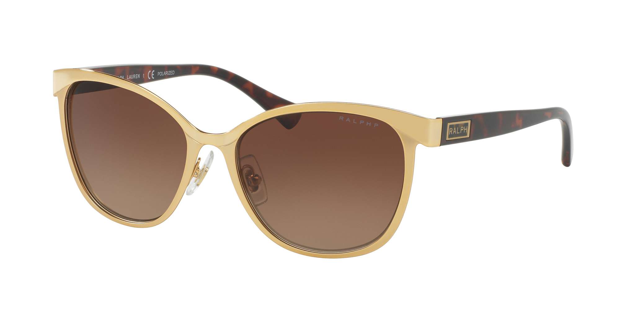 GOLD/DARK TORTOISE / BROWN GRADIENT POLARIZED lenses