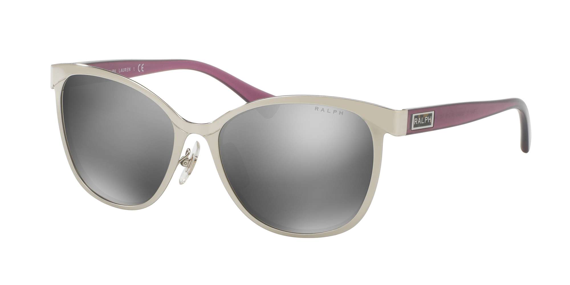 SILVER/PURPLE / SILVER FLASH SOLID lenses