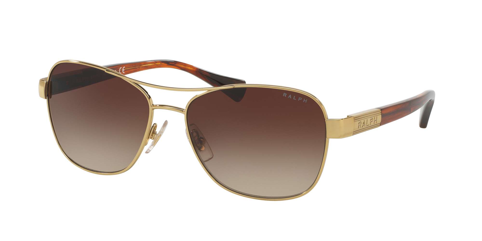 GOLD/ STRIATED BROWN / SMOKE GRADIENT lenses