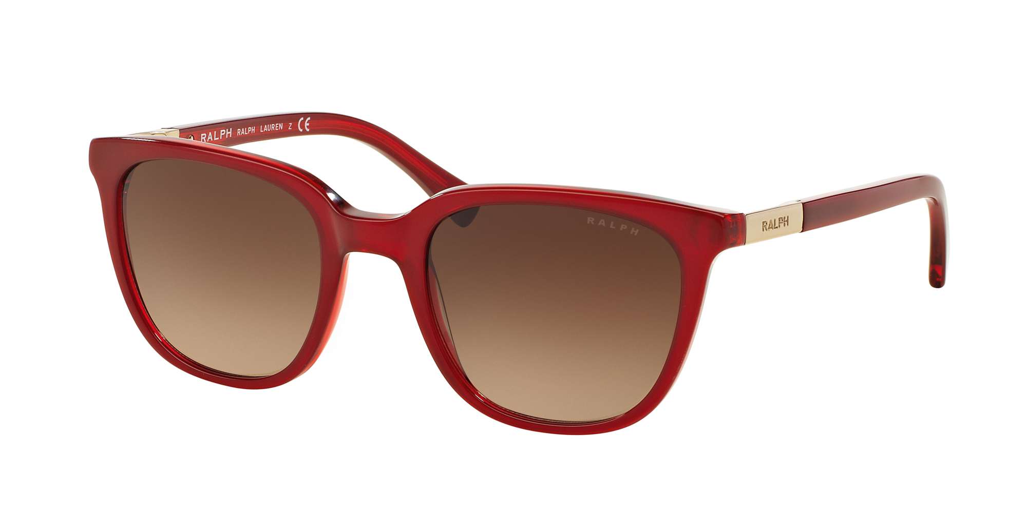 RED / DARK BROWN GRADIENT lenses