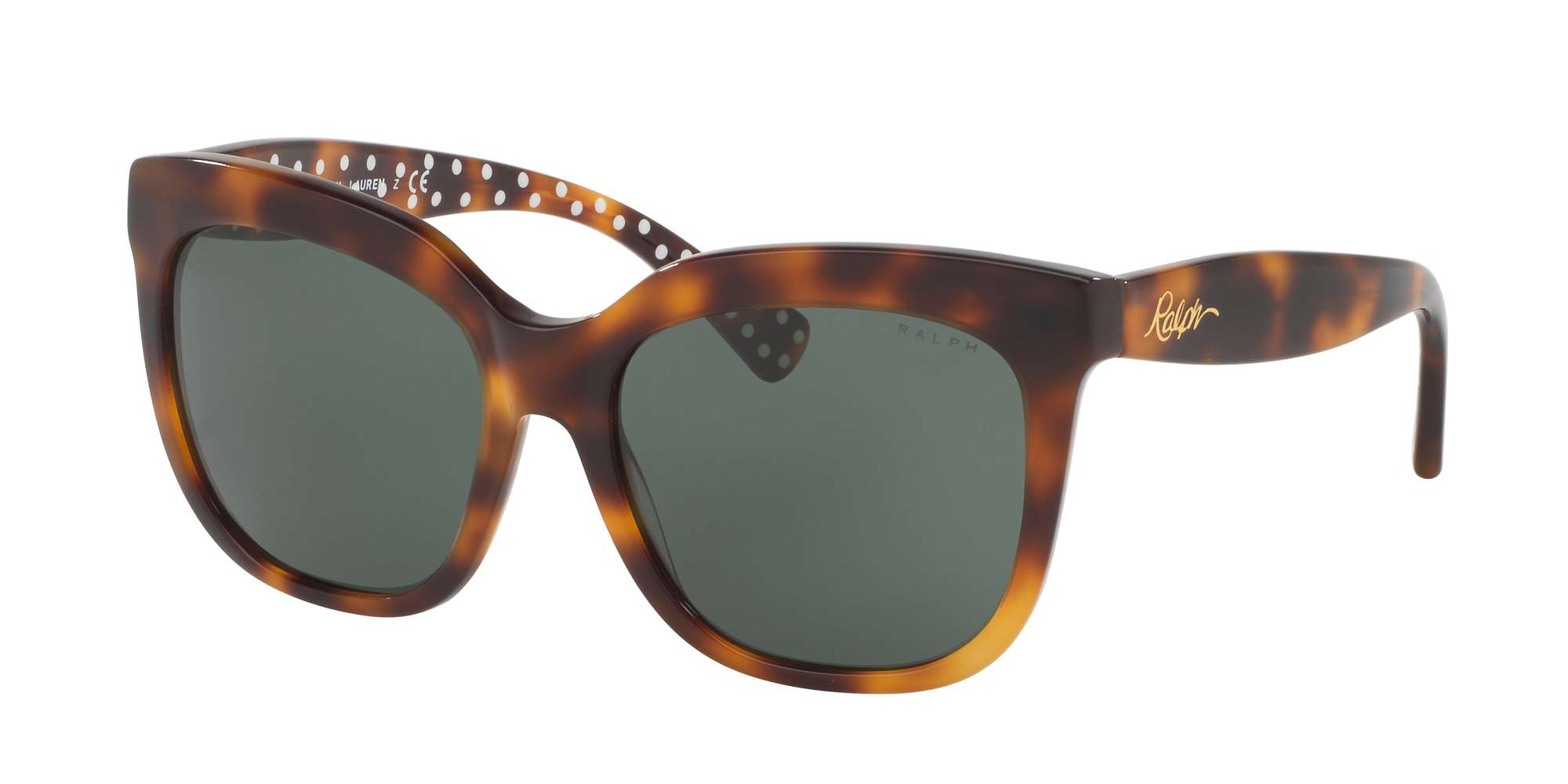 TORTOISE / GREEN SOLID lenses