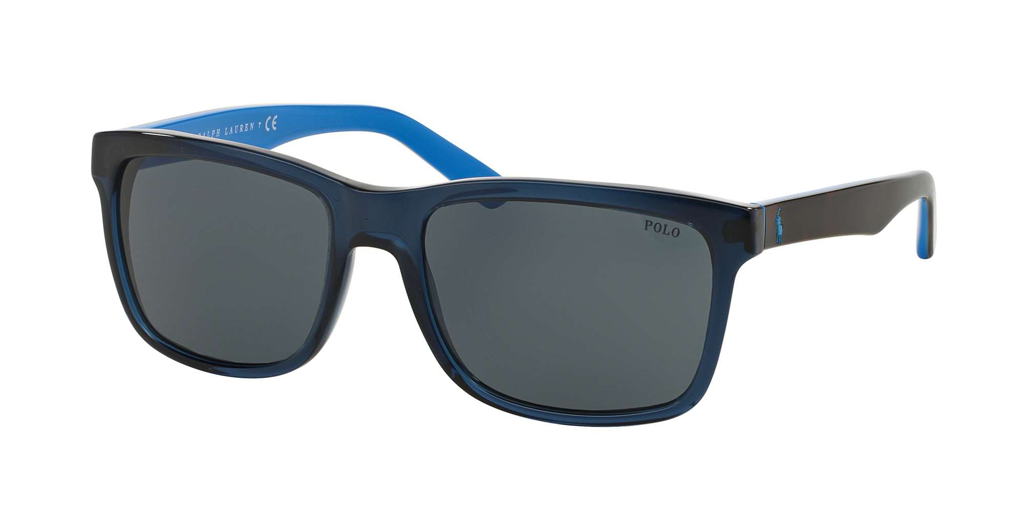 TRASPARENT BLUE / GREY-BLUE lenses