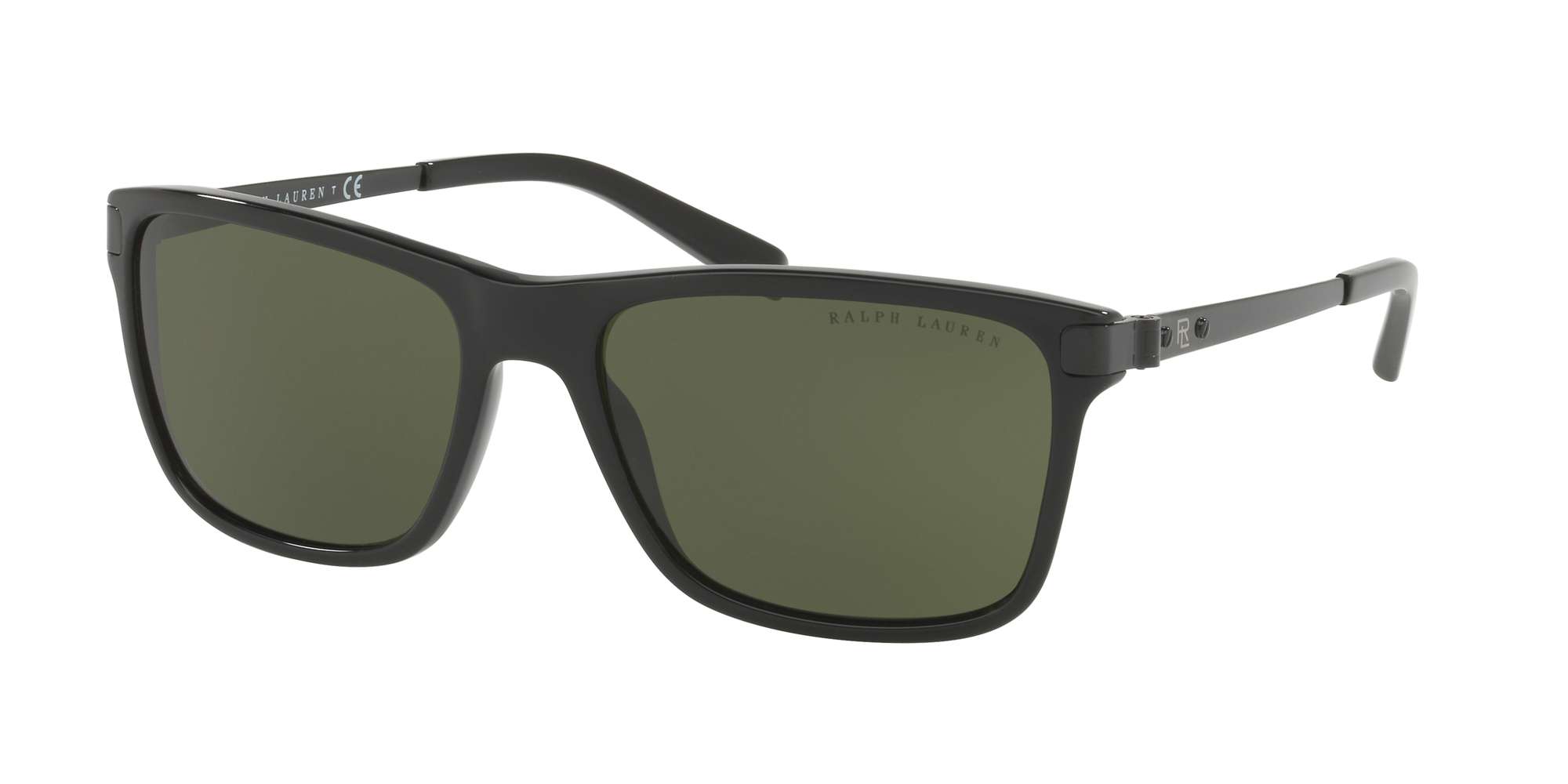 BLACK / DARK GREEN lenses