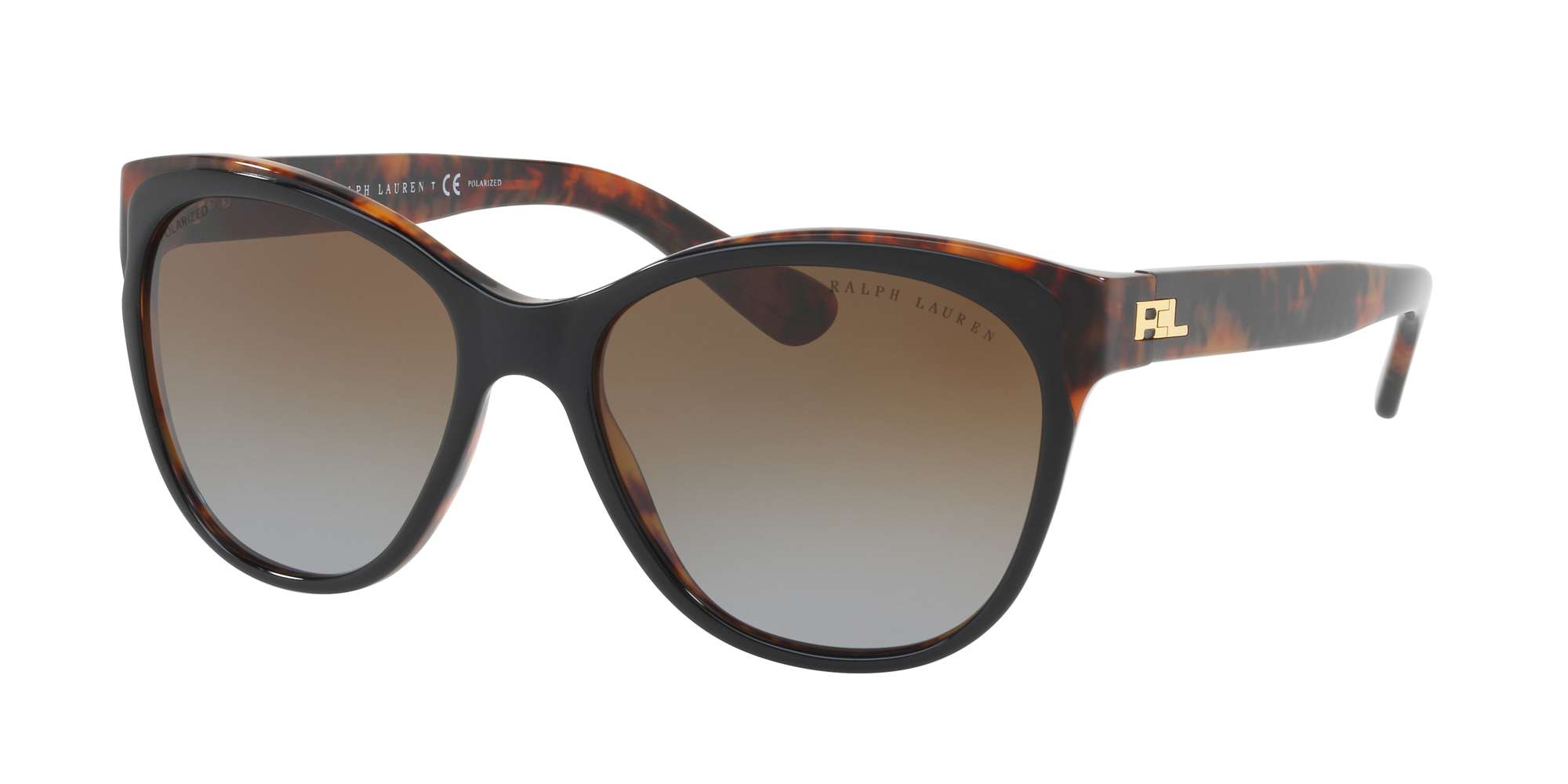 TOP BLACK/HAVANA JERRY / GRADIENT BROWN POLAR lenses
