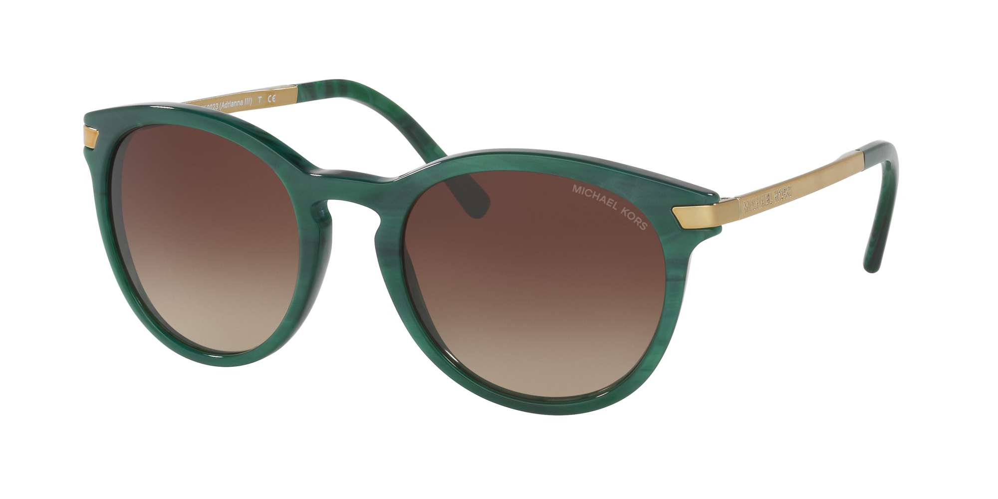 BOTTLE GREEN MARBLE / SMOKE GRADIENT lenses