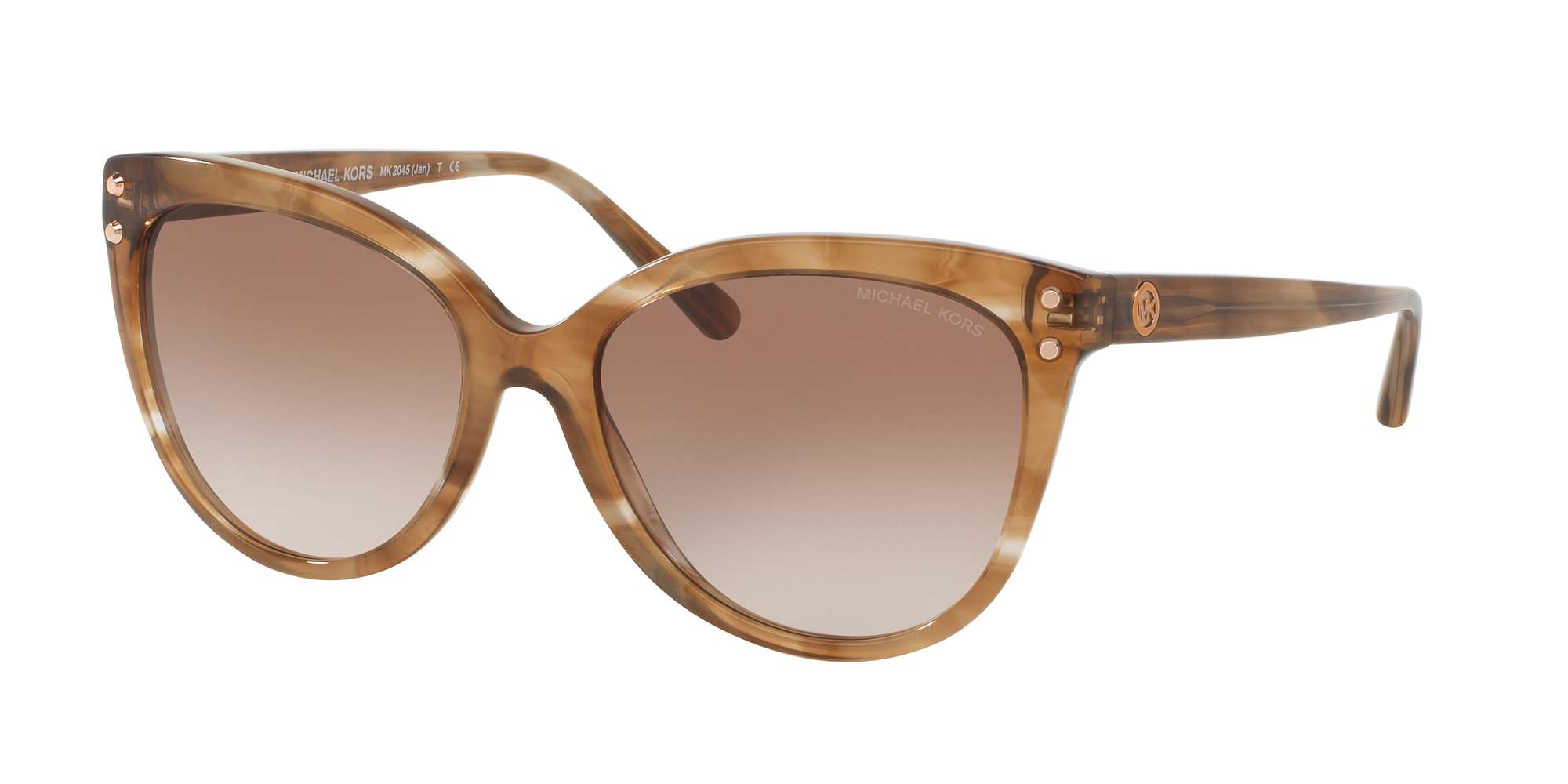 BROWN FLORAL / BROWN PEACH GRADIENT lenses
