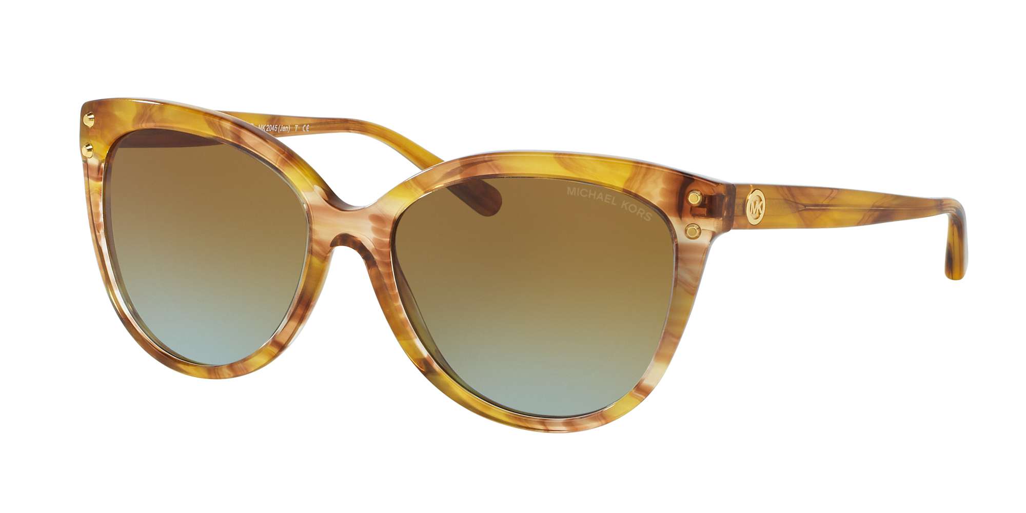 YELLOW FLORAL / AMBER BLUE GRADIENT lenses